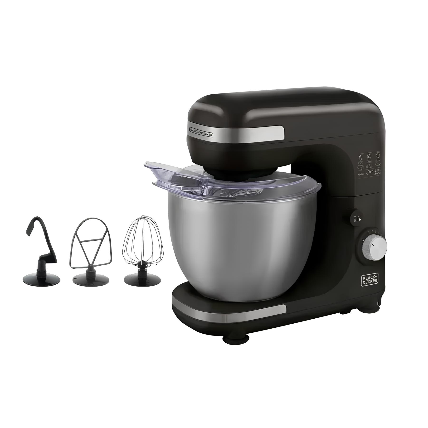 BATEDEIRA PLANETÁRIA BOWL INOX 5L 750W 220V PRETA   