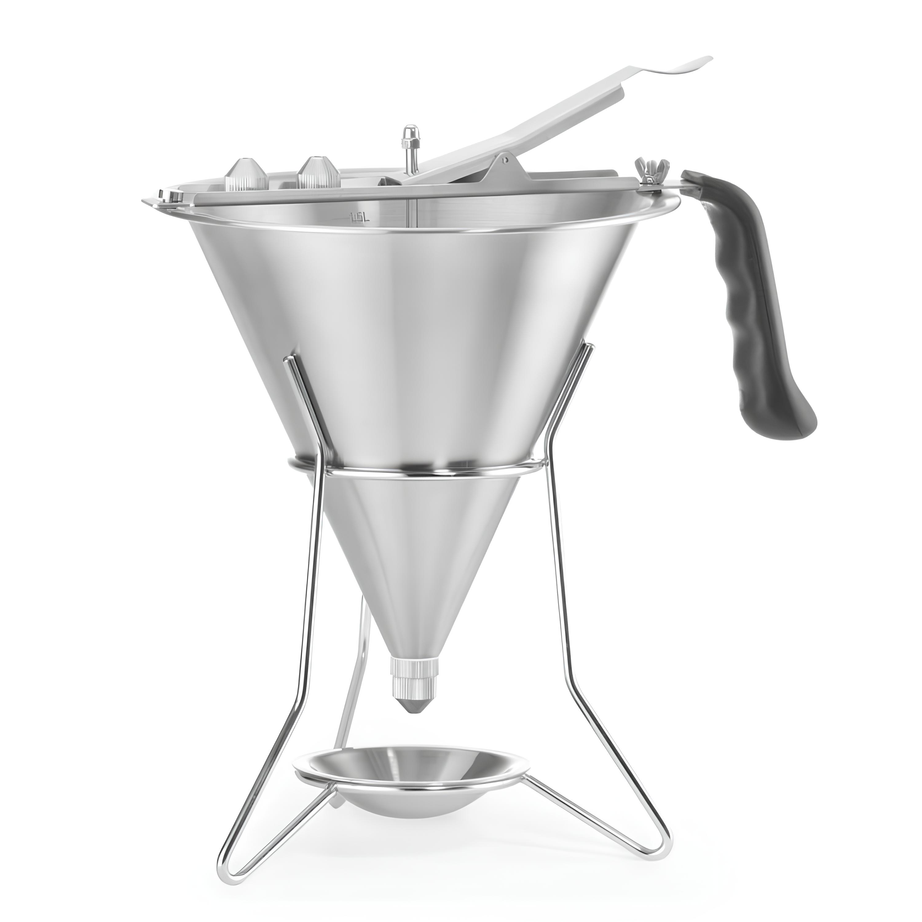 FUNIL PORCIONADOR INOX 21CM       