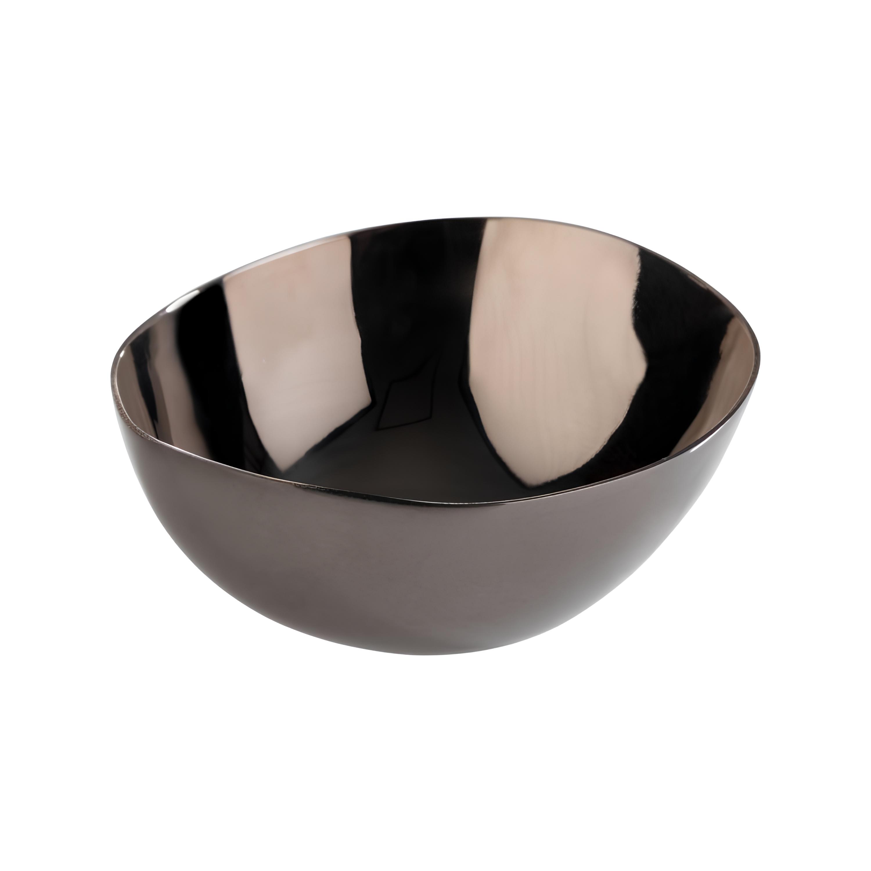 MINI BOWL EMPILHÁVEL INOX 6CM GRAFITE PEBBLES    