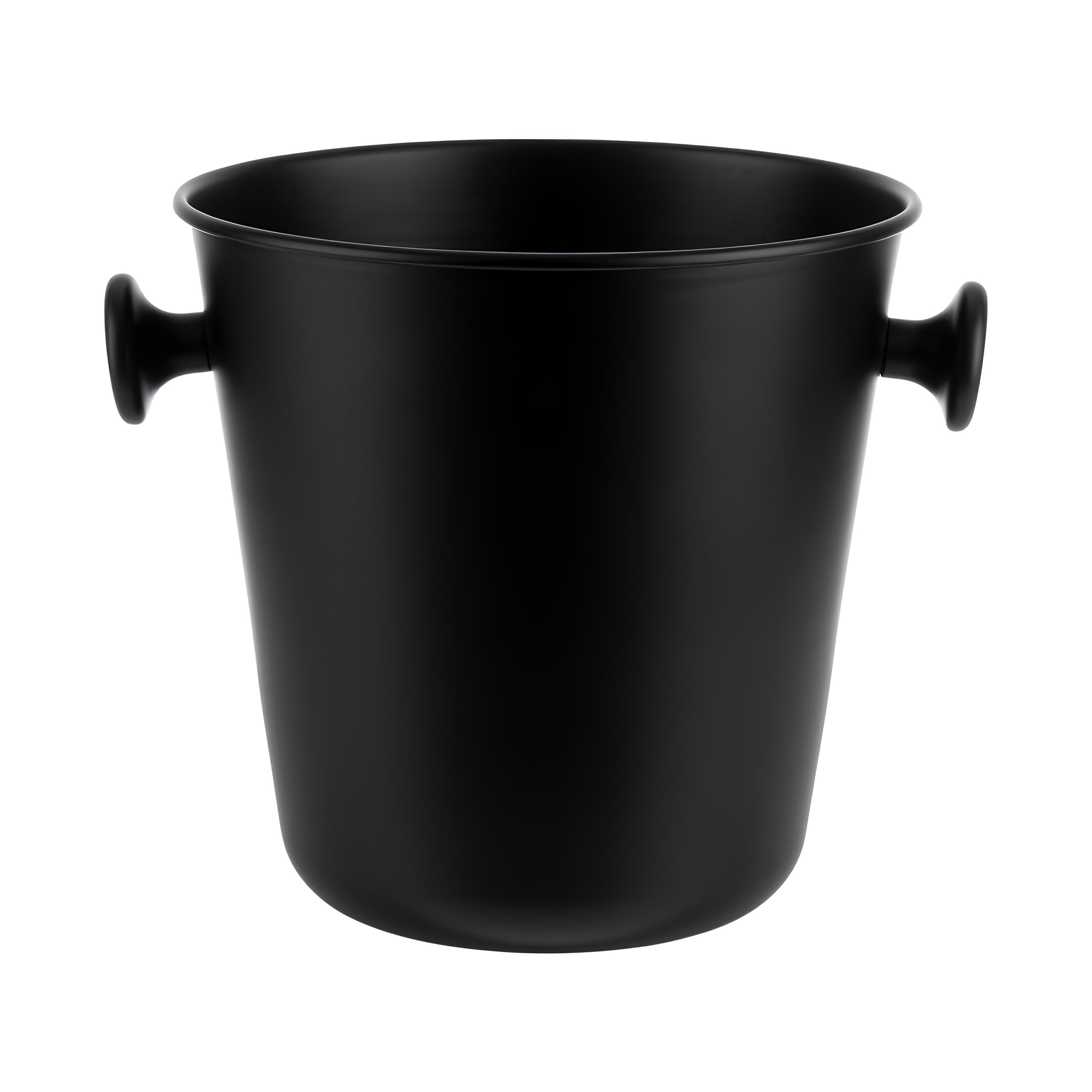 BALDE ALUMÍNIO/ABS 5L 21,5CM PRETO      