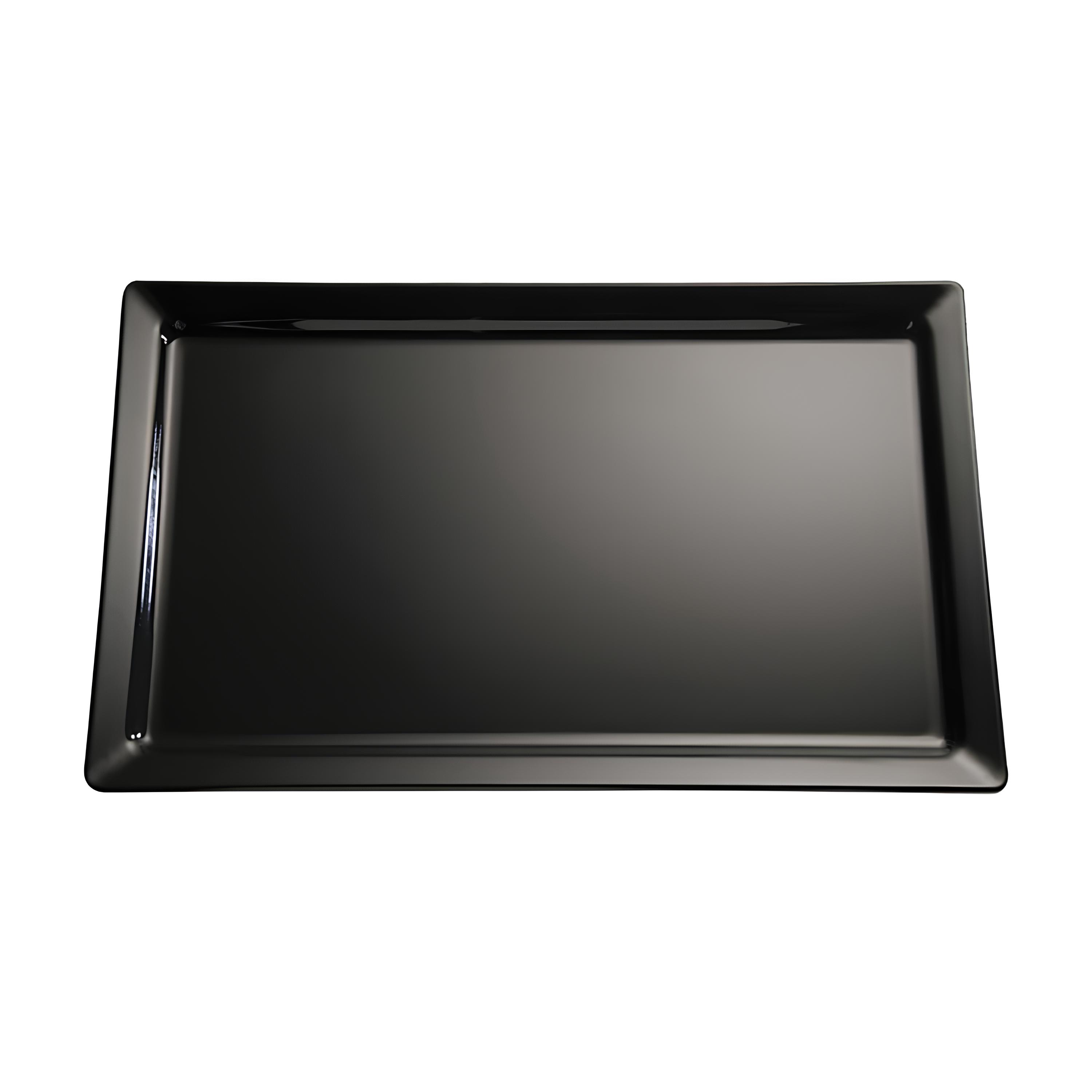TRAVESSA EMPILHÁVEL PLÁSTICO GN1/2 32,5X26,5CM PRETO FRIENDLY    