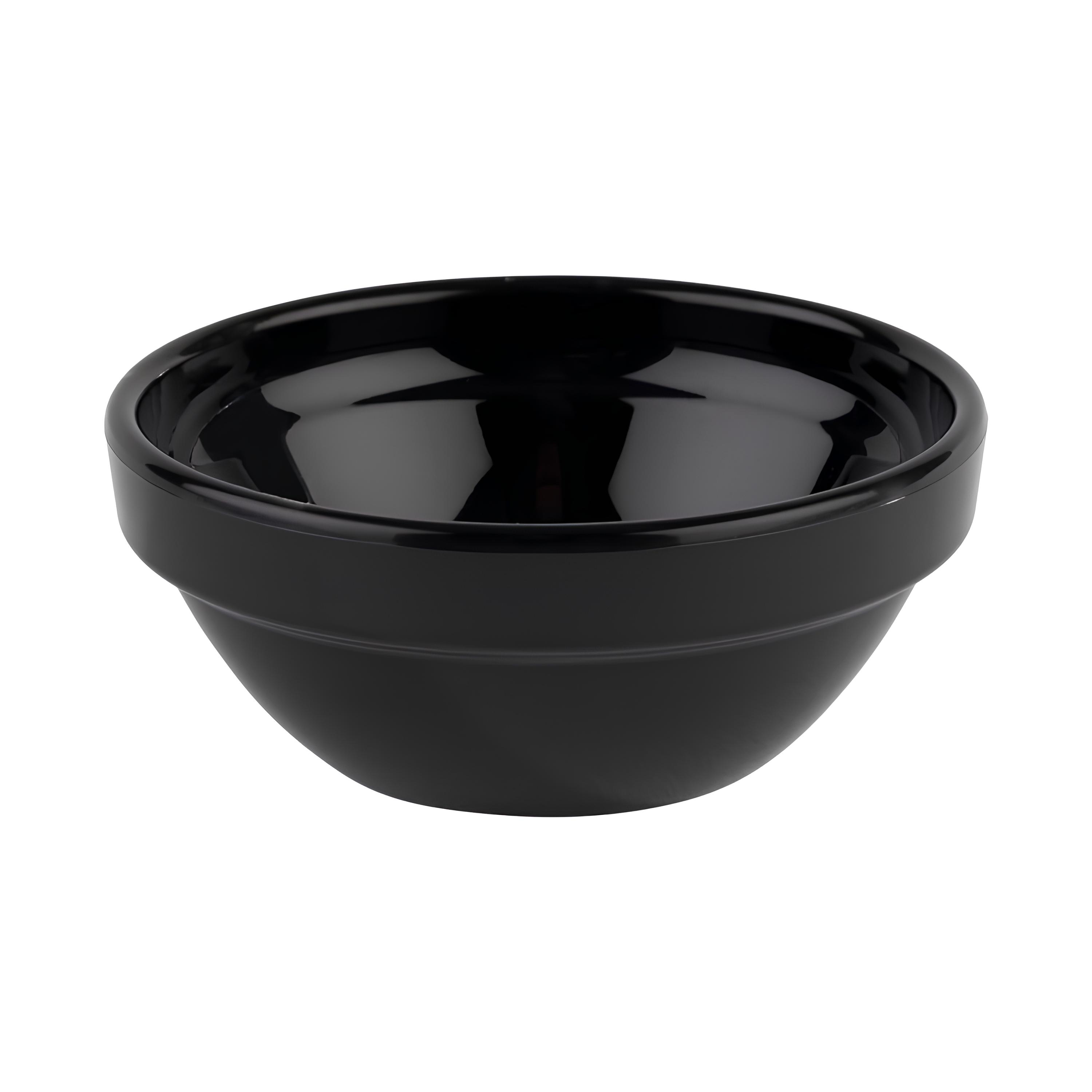 MINI BOWL EMPILHÁVEL PLÁSTICO 6CM PRETO FRIENDLY    