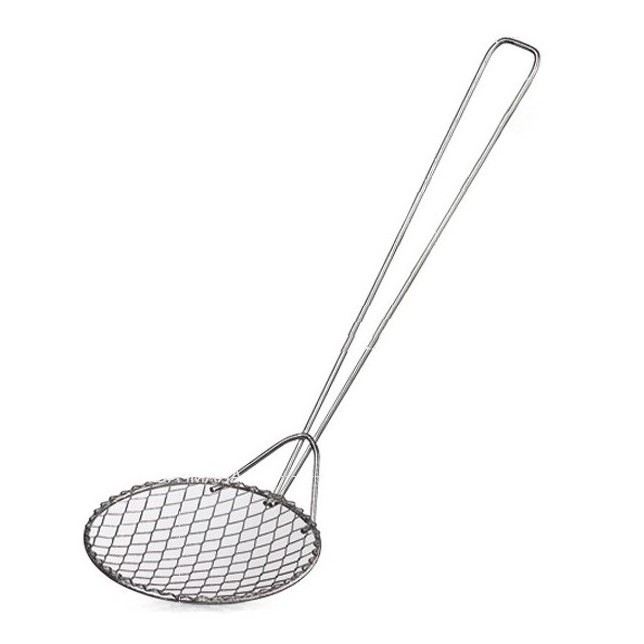 ESCUMADEIRA FRITURA AÇO GALVANIZADO 16CM      