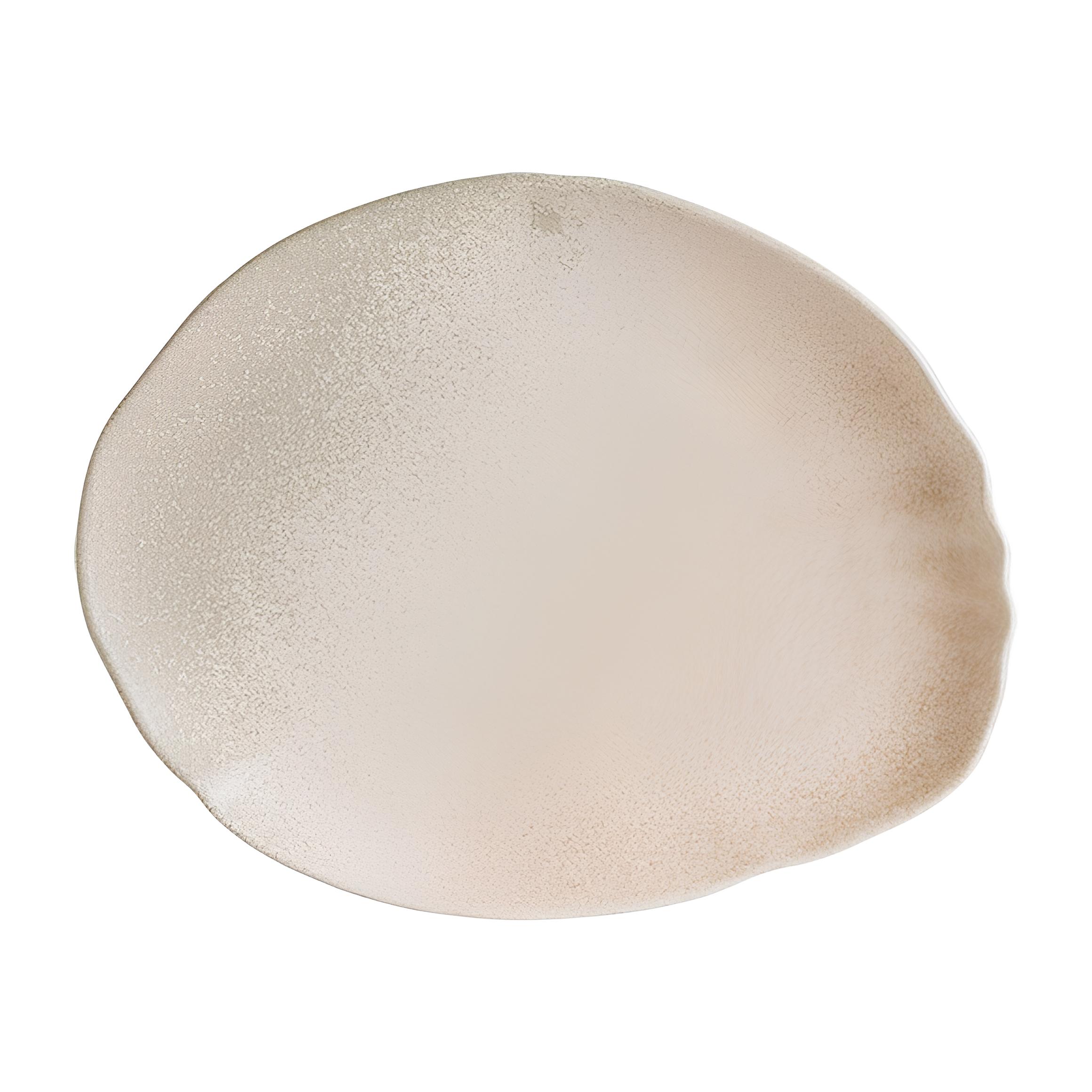 TRAVESSA OVAL PORCELANA 36X29CM  SAHARA TONE BONNA   