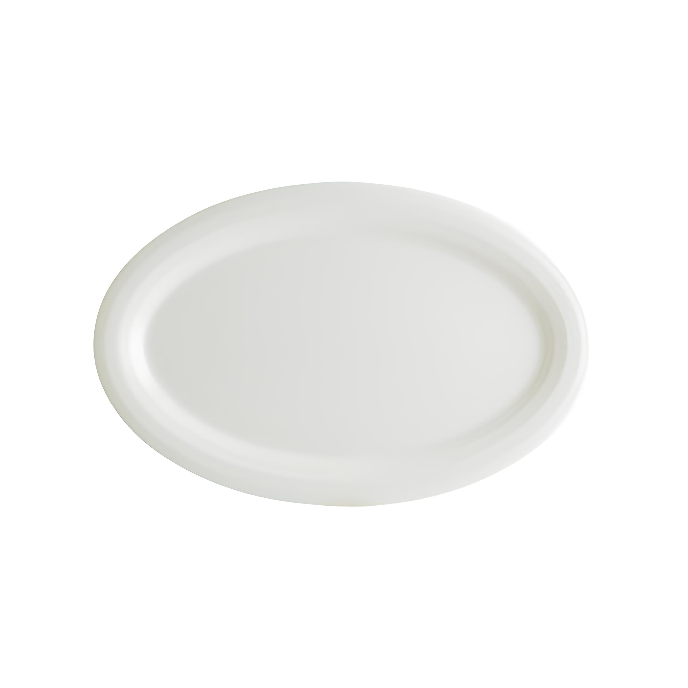 TRAVESSA OVAL PORCELANA 32CM HALO BONNA COM GARANTIA DE BORDA 