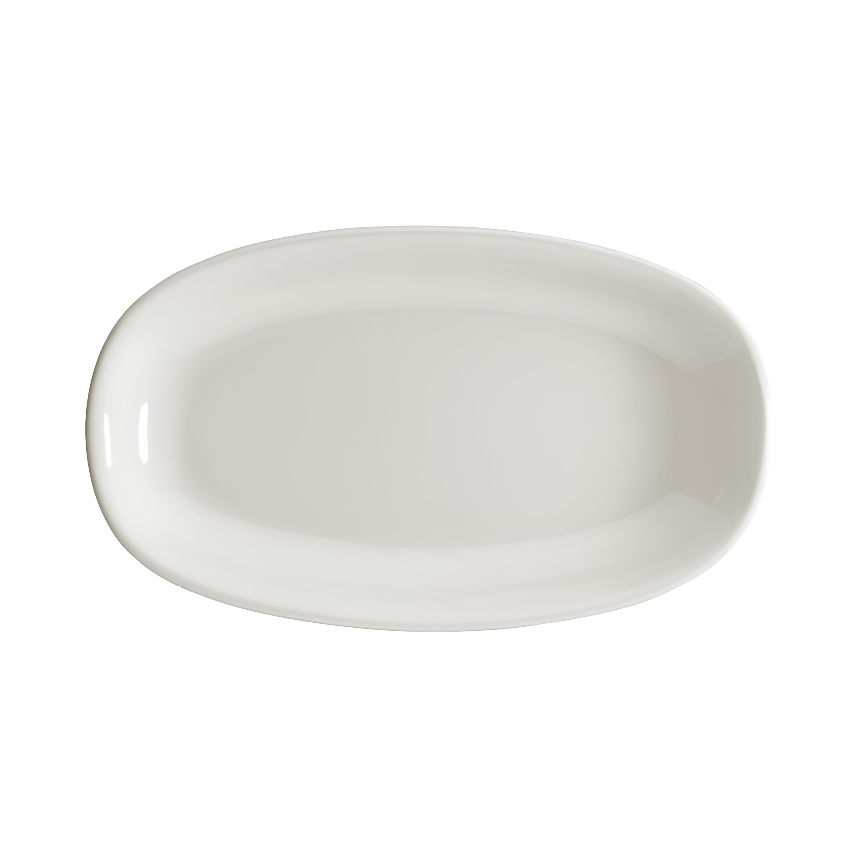 TRAVESSA OVAL PORCELANA 24CM GOURMET BONNA COM GARANTIA DE BORDA 
