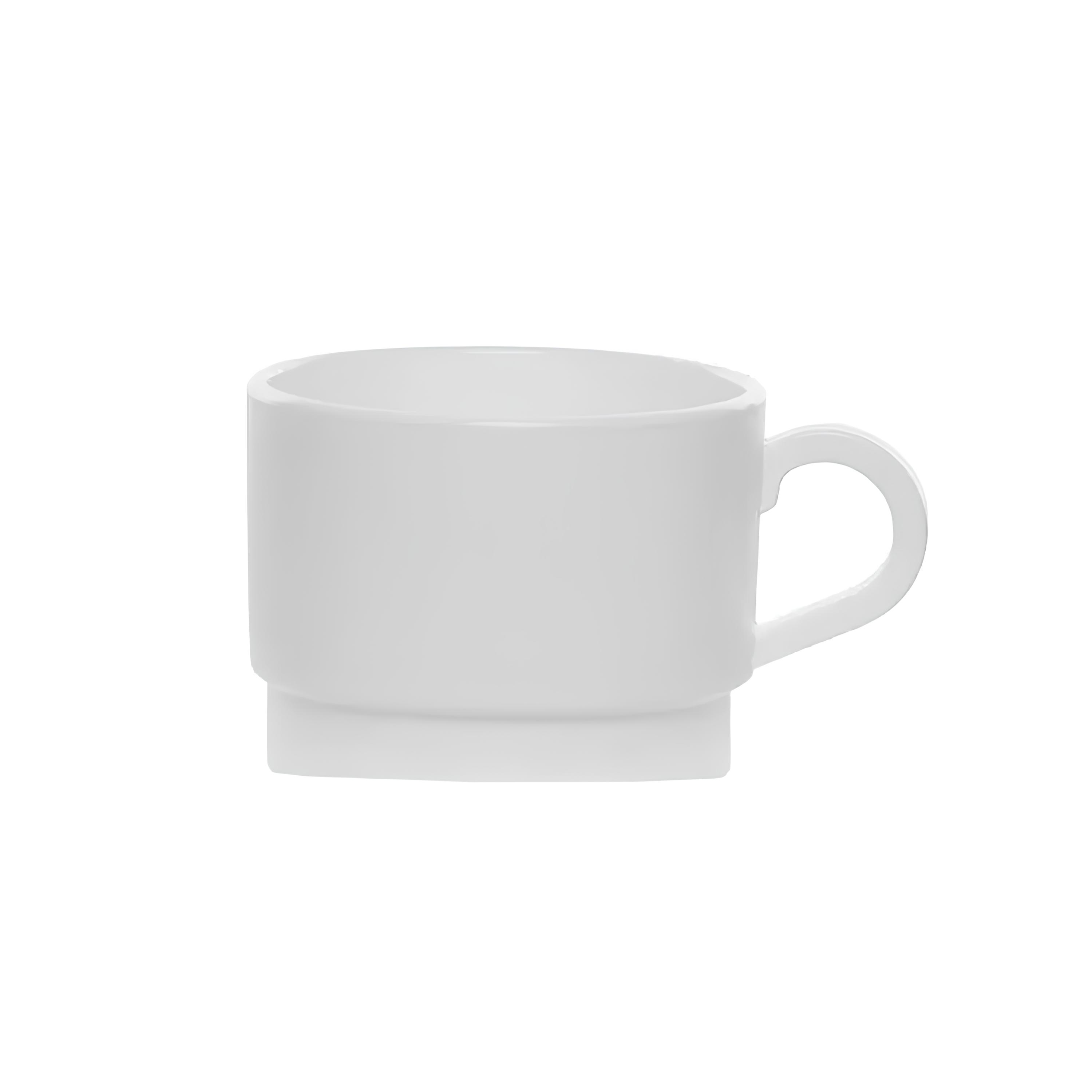 XÍCARA CHÁ EMPILHÁVEL POLIPROPILENO 250ML 7CM ELEGANCE    