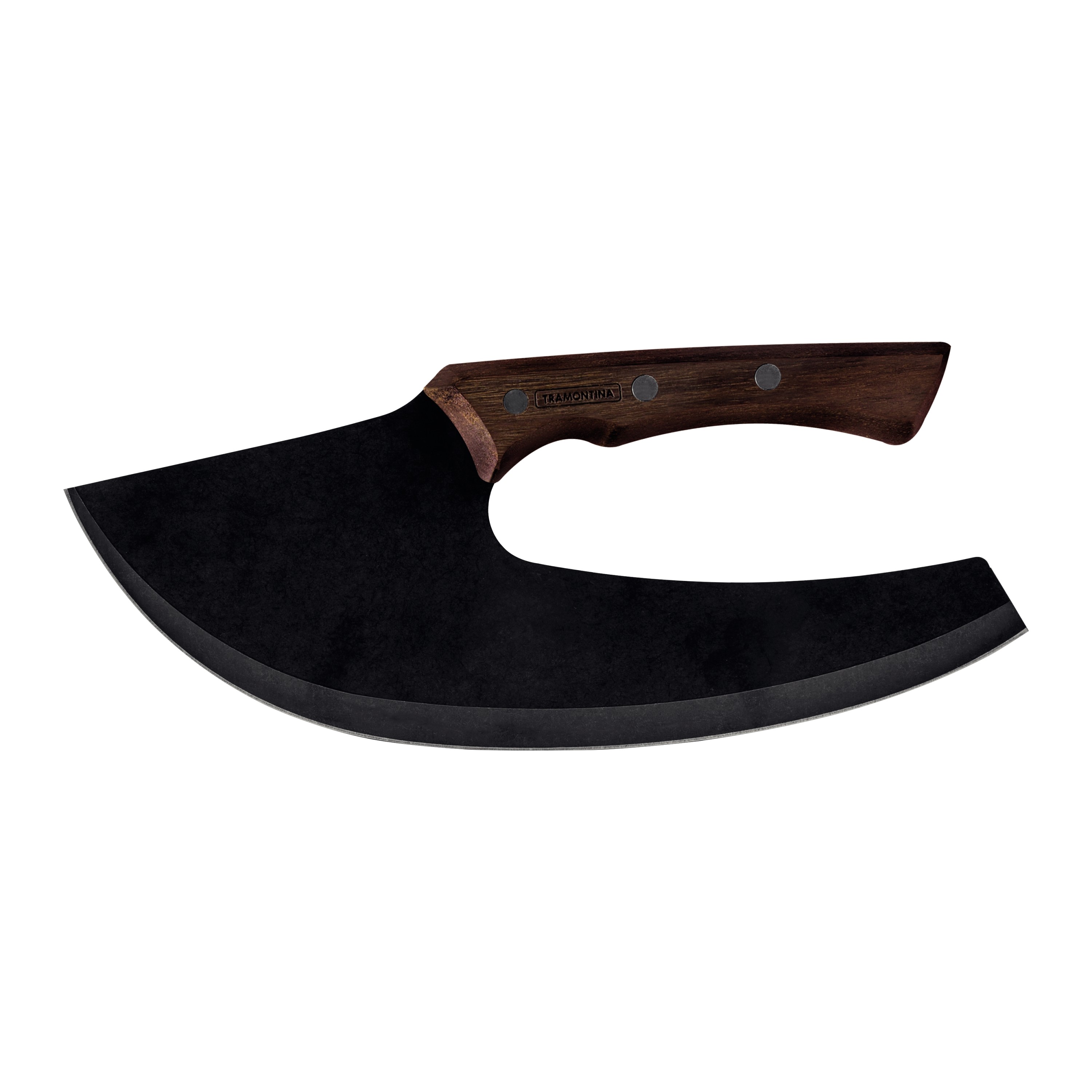 CORTADOR CHURRASCO INOX CABO MADEIRA 27X11CM BLACK    