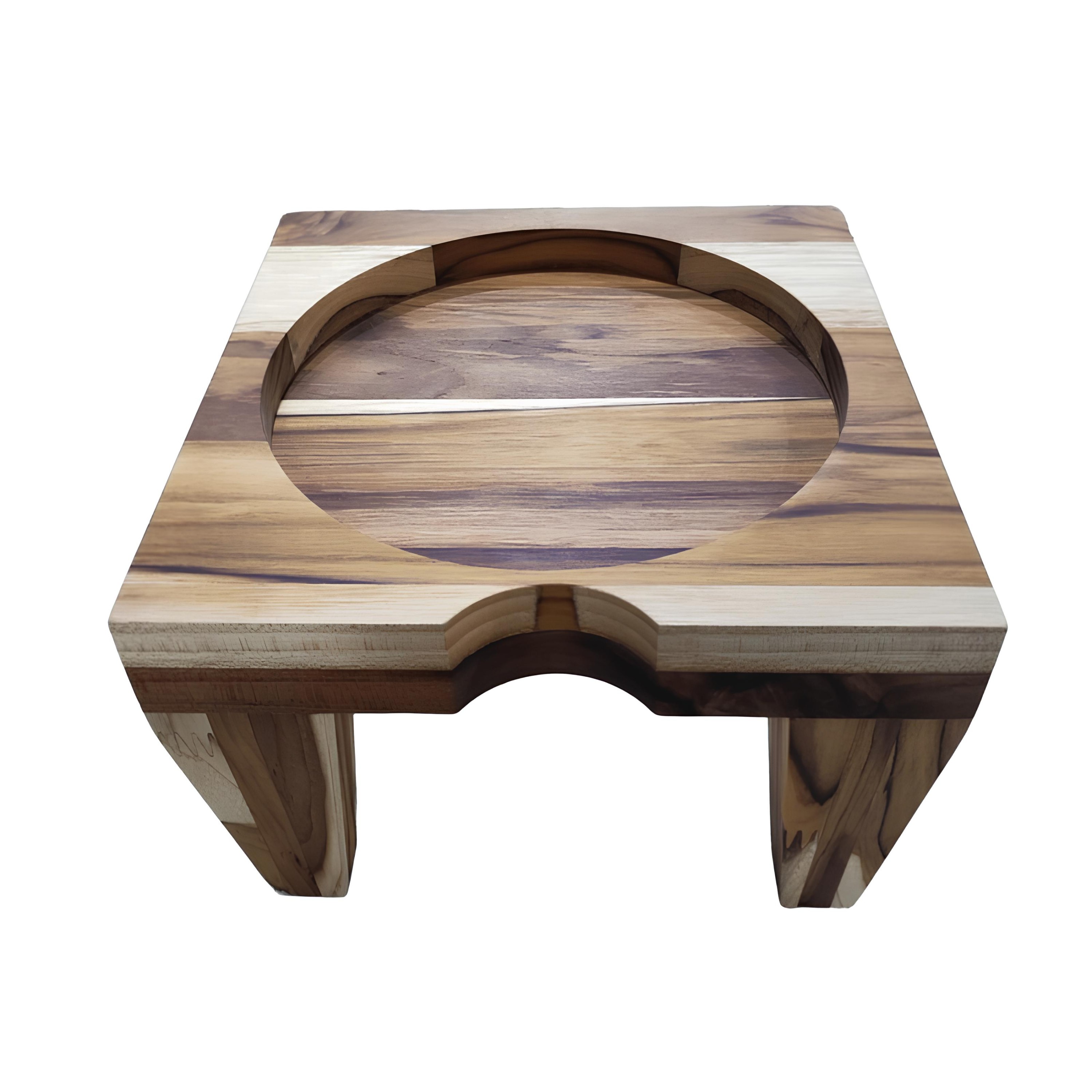 BASE SUQUEIRA MADEIRA 20CM 24X24CM DESIGN     
