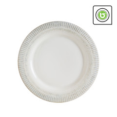 PRATO SOUSPLAT PORCELANA 30CM ALBUS GALATA BONNA COM GARANTIA DE BORDA