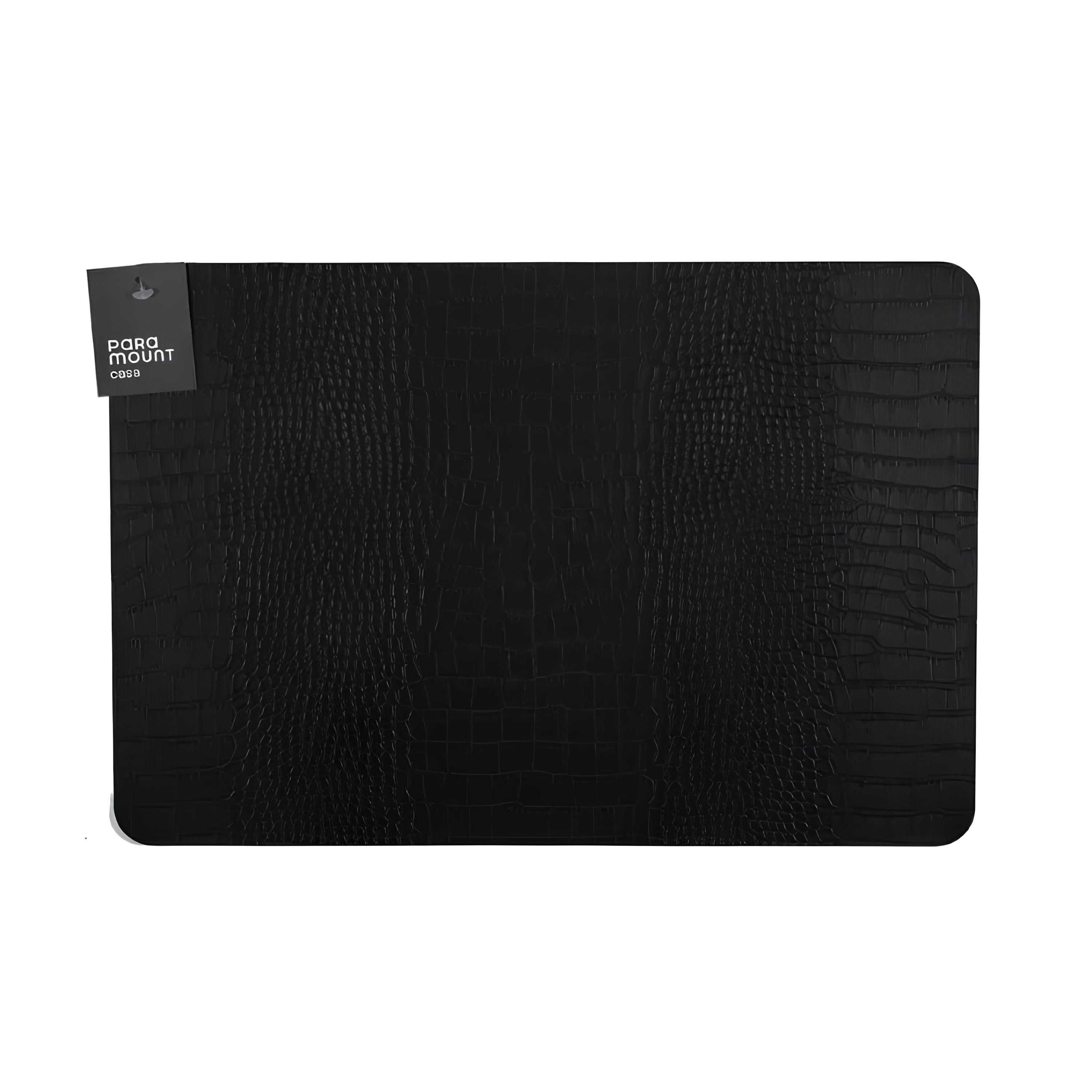 LUGAR AMERICANO PVC 45X30CM CROCO PRETO     