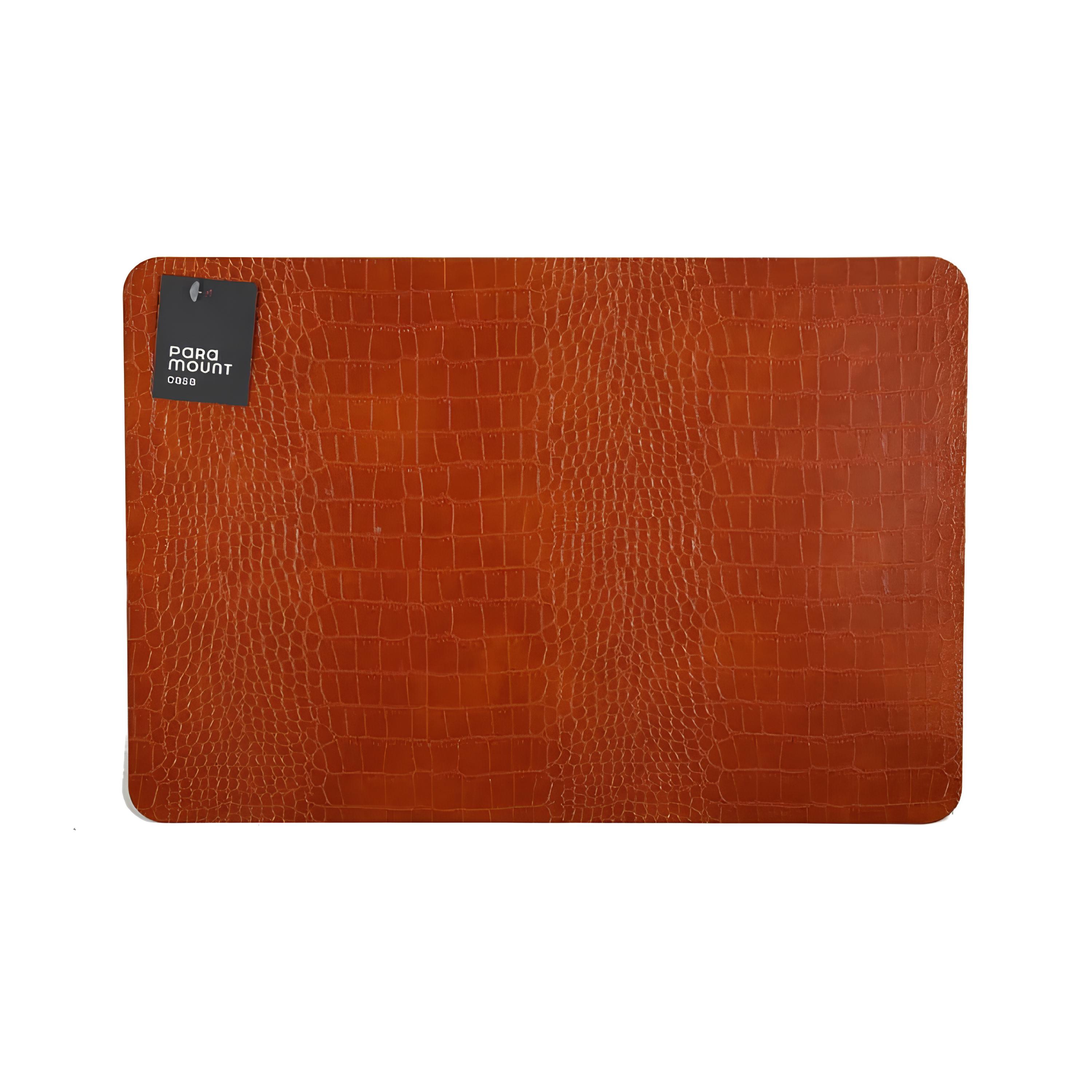 LUGAR AMERICANO PVC 45X30CM CROCO CARAMELO     