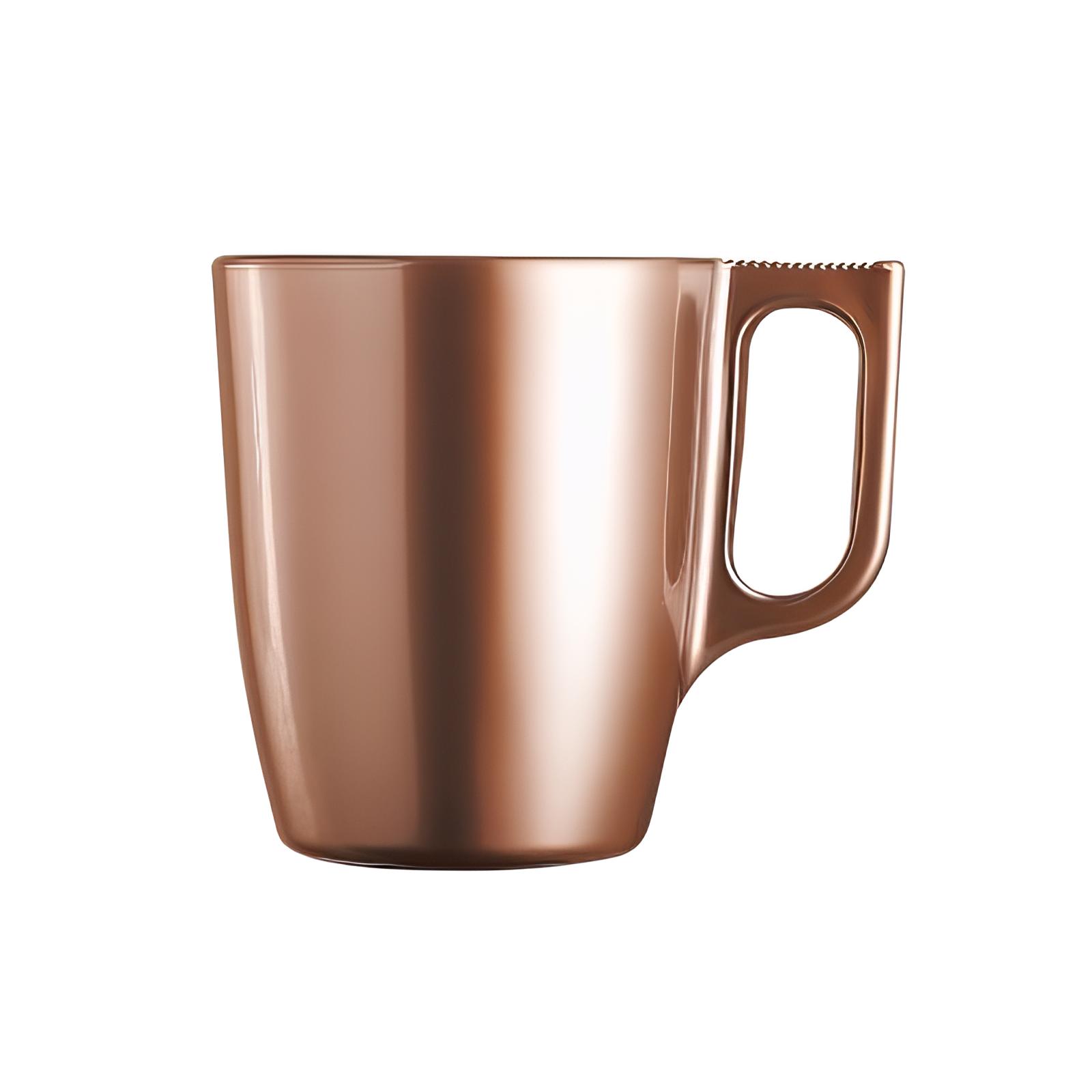 MUG VIDRO 250ML 9CM FLASHY LATTE     