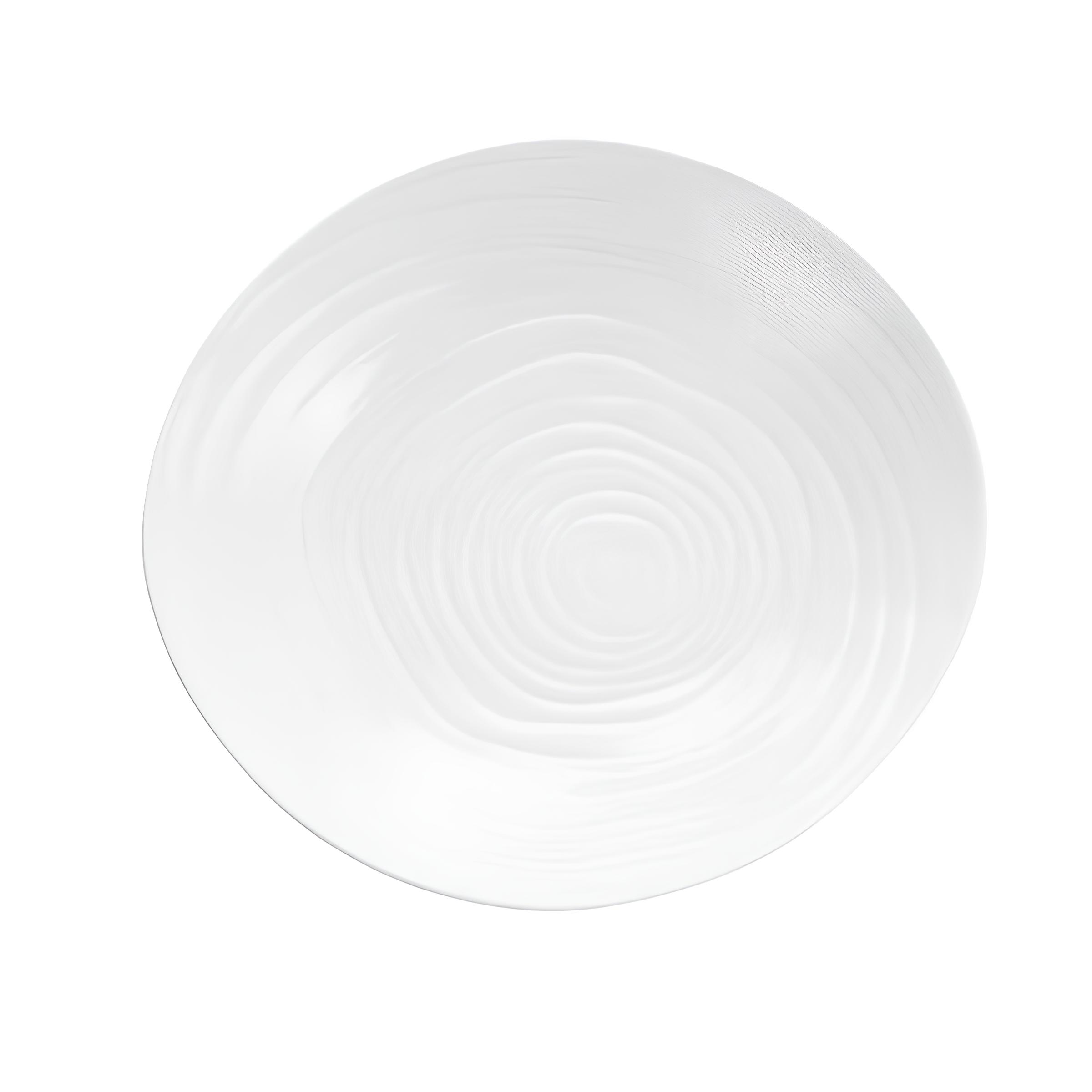 BOWL OVAL MELAMINA 23,5X21CM PLAYA BLANCA     