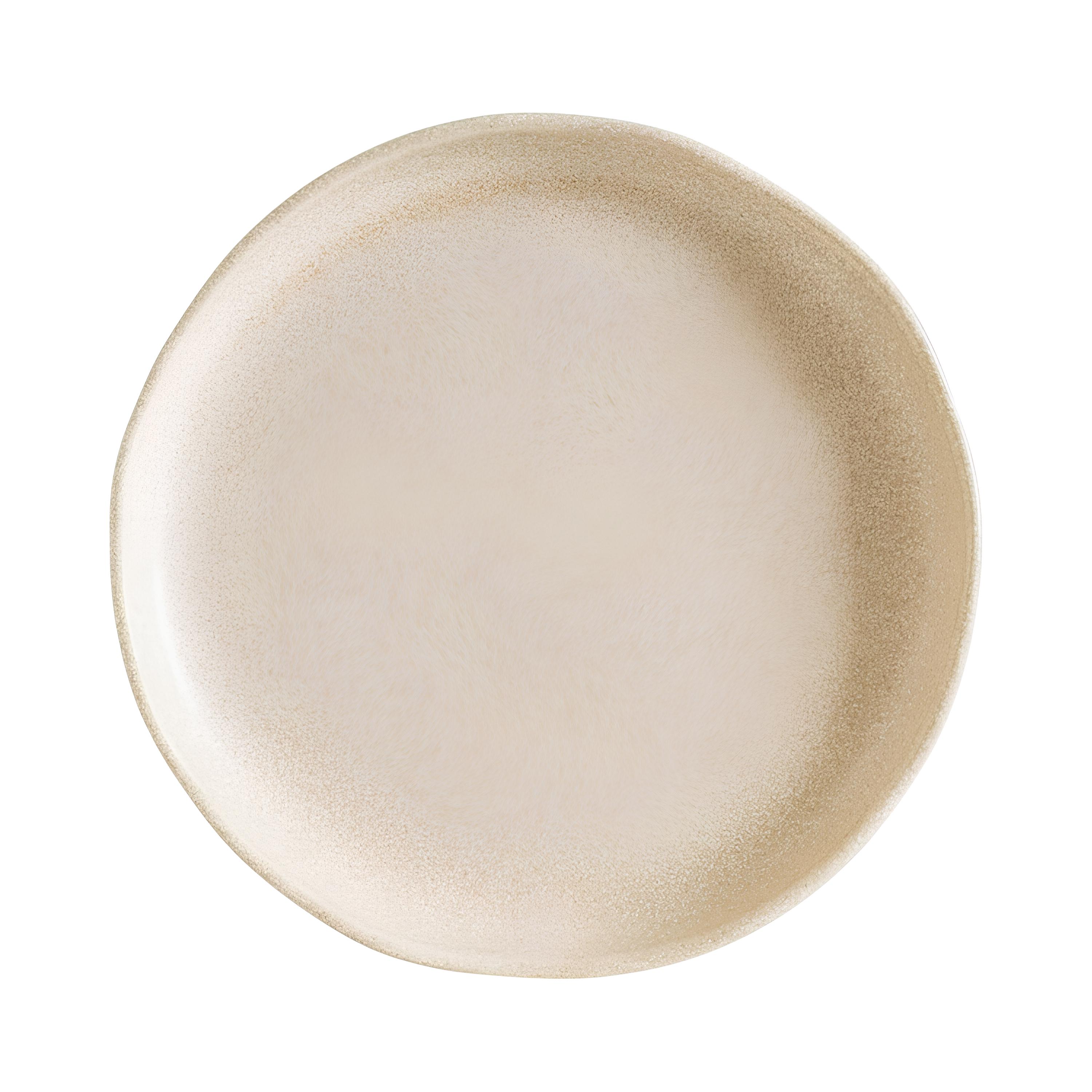 PRATO MESA PORCELANA 27CM CRESTA SAHARA BONNA    