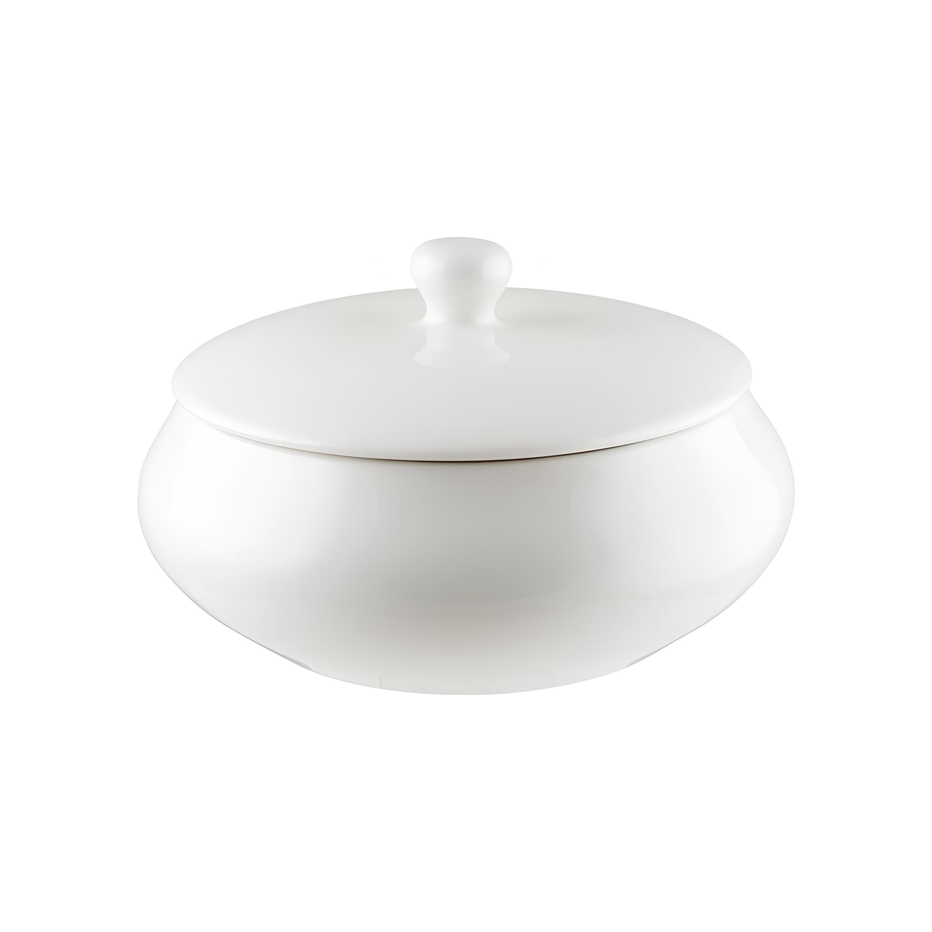 SOPEIRA TAMPA PORCELANA 1,1L 18CM GOURMET BONNA    