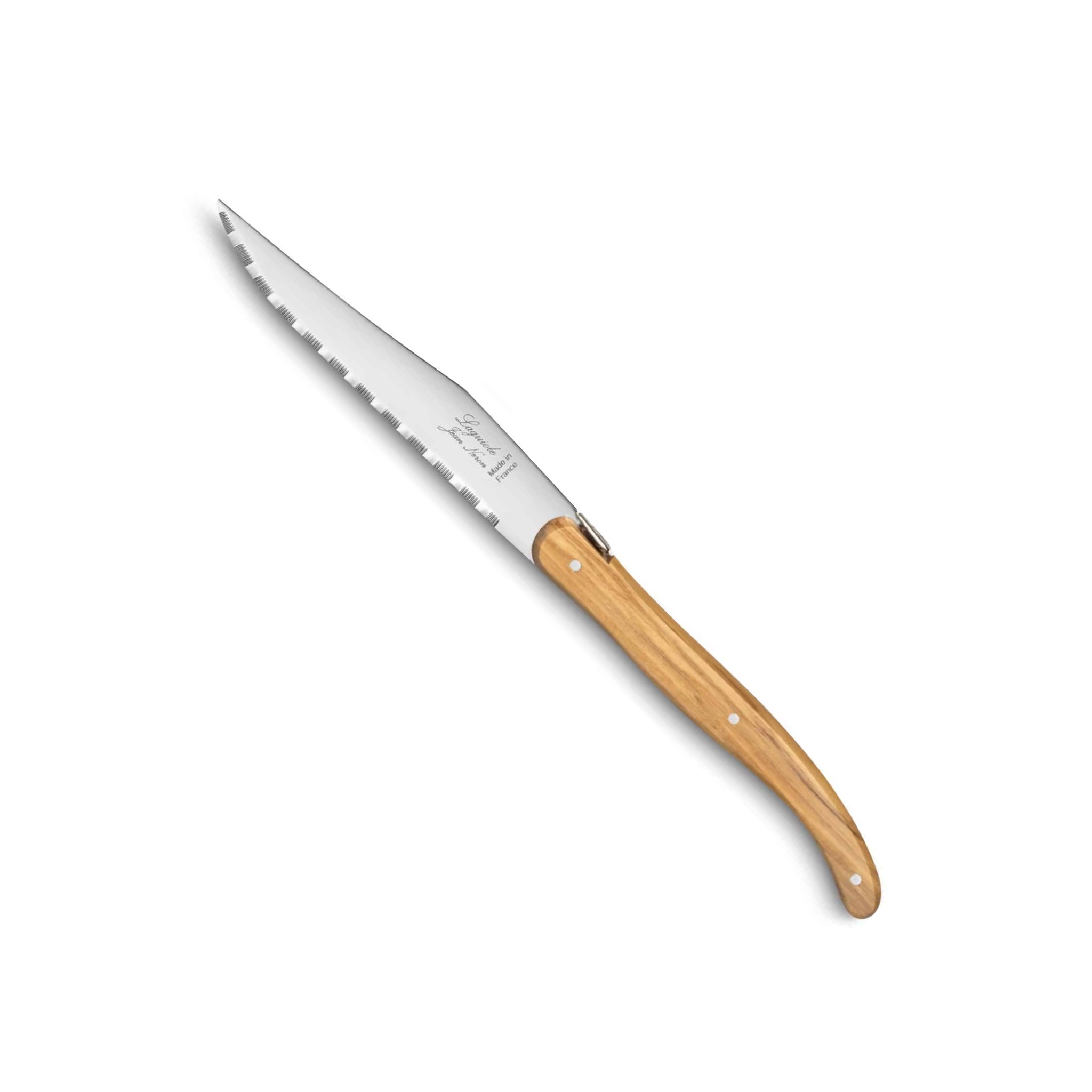 FACA STEAK INOX CABO MADEIRA 23 CM LAGUIOLE OLIVE  