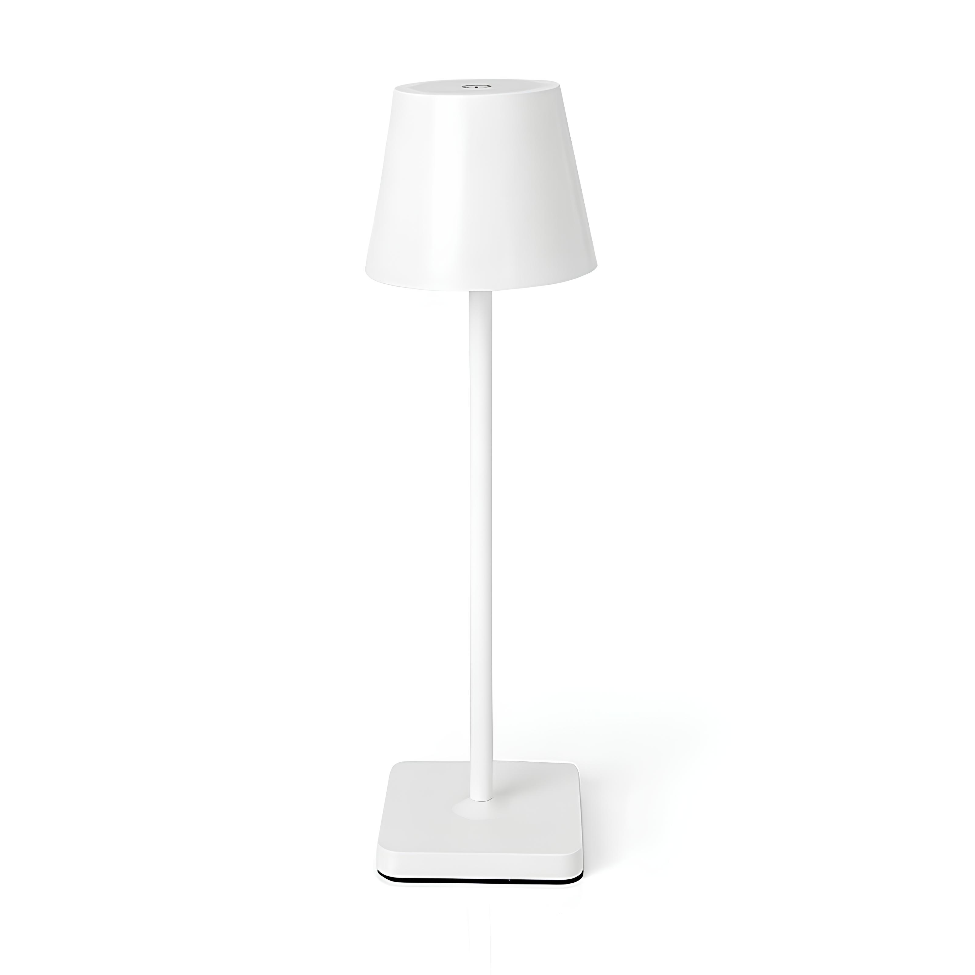 LUMINÁRIA MESA LUZ AJUSTÁVEL METAL/PLÁSTICO 11CM ROSS BRANCO   
