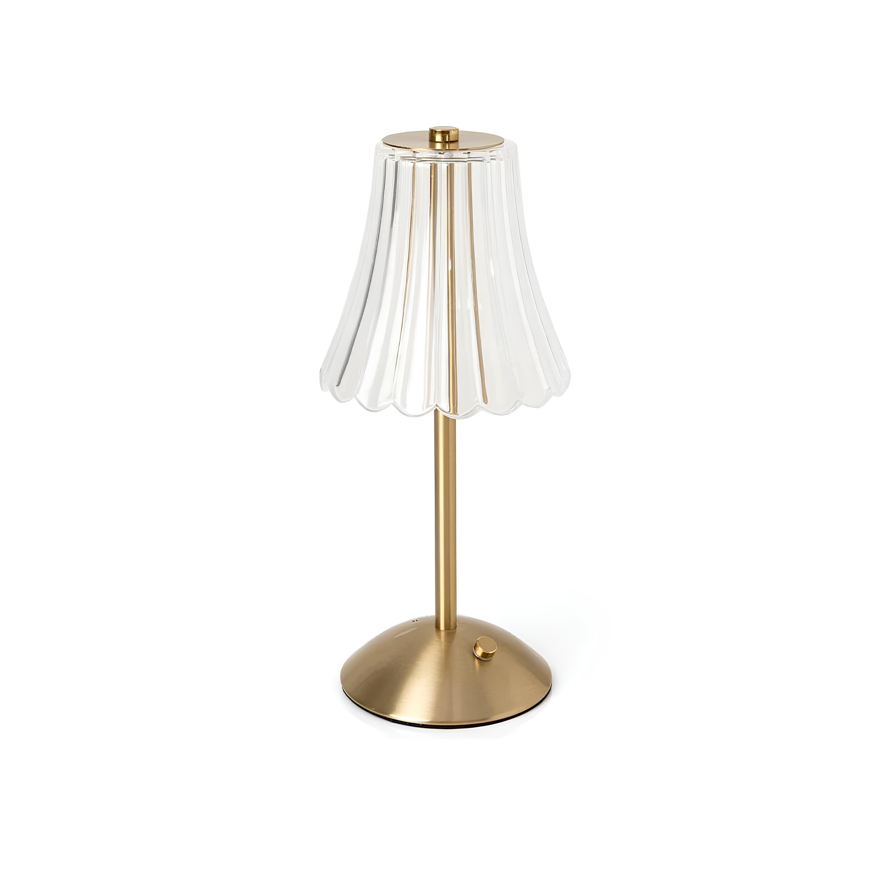 LUMINÁRIA FERRO/ACRÍLICO 13CM ÁRTICO OLD GOLD     