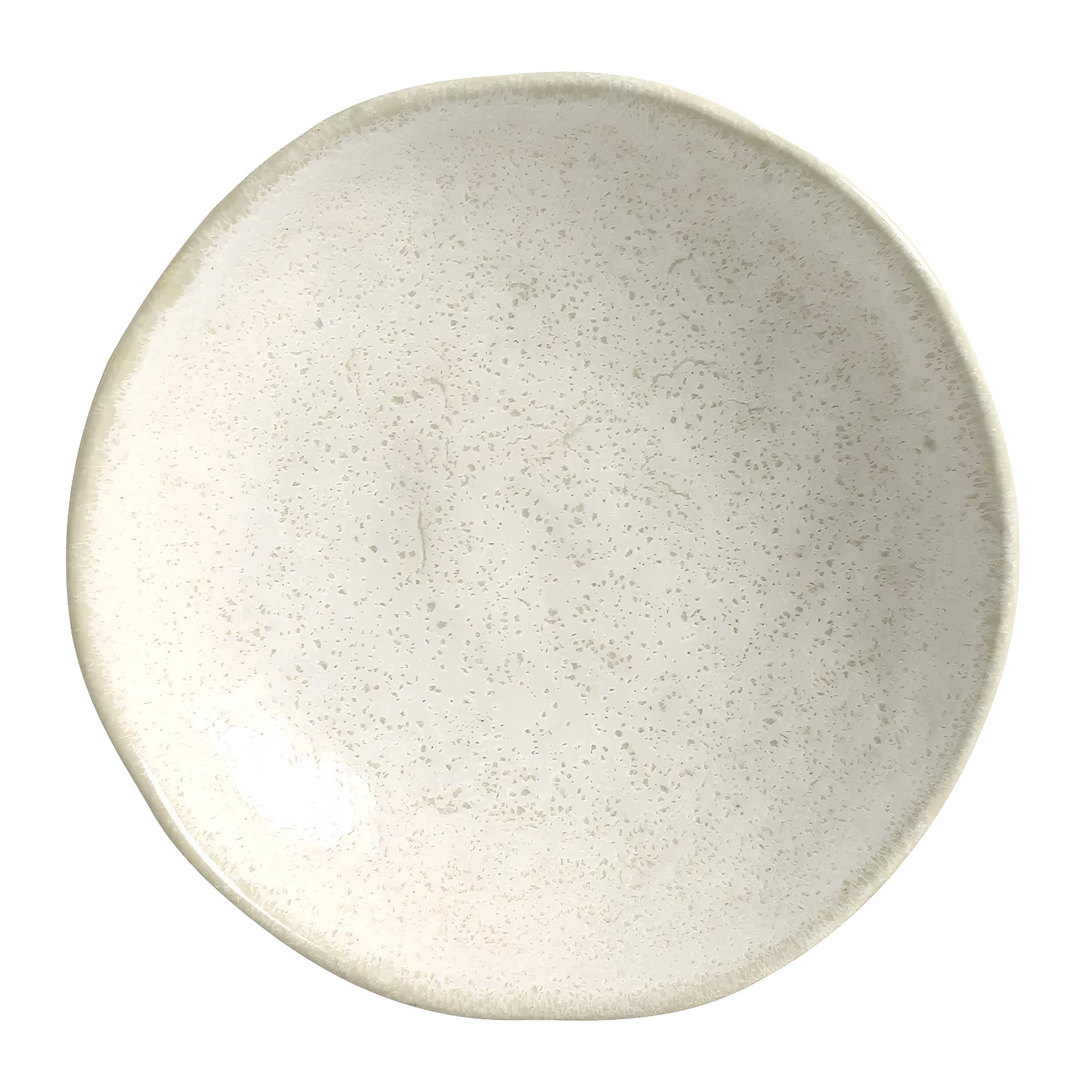 PRATO FUNDO STONEWARE 21CM 4,5CM VANILLA ORGÂNICO    