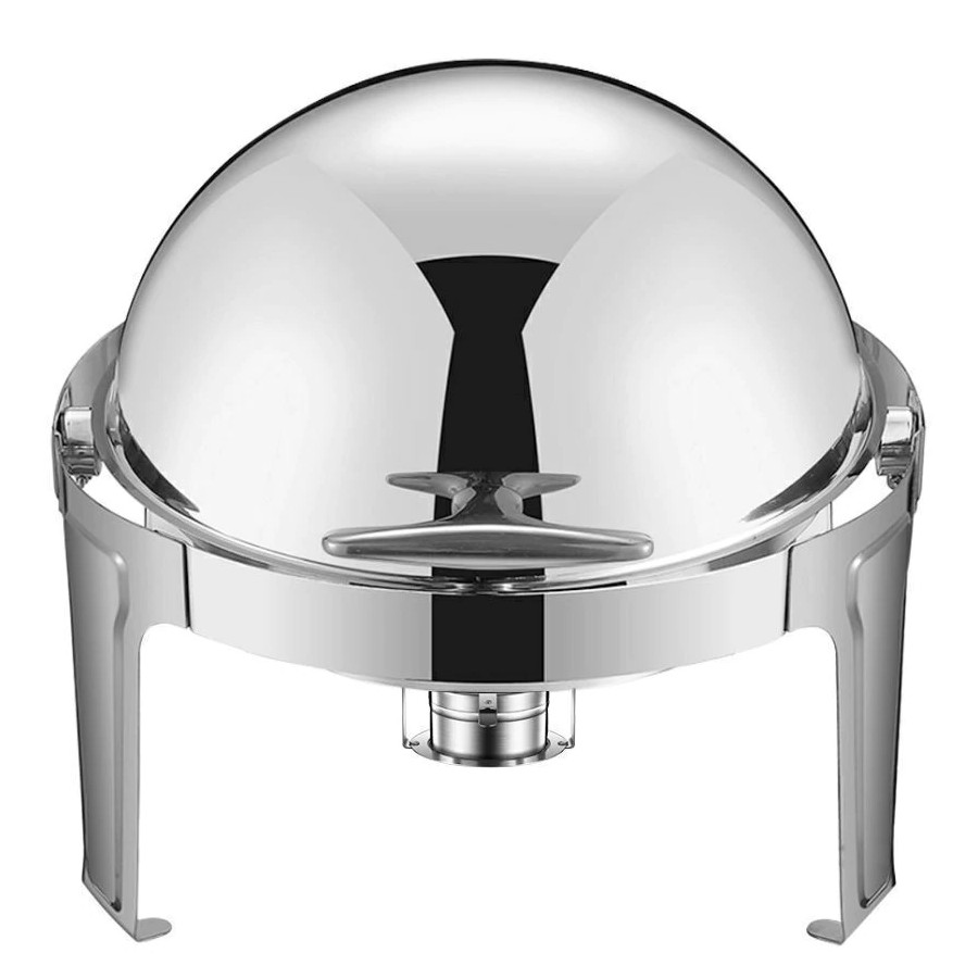 RECHAUD INOX TAMPA 180º 53CM 45CM     