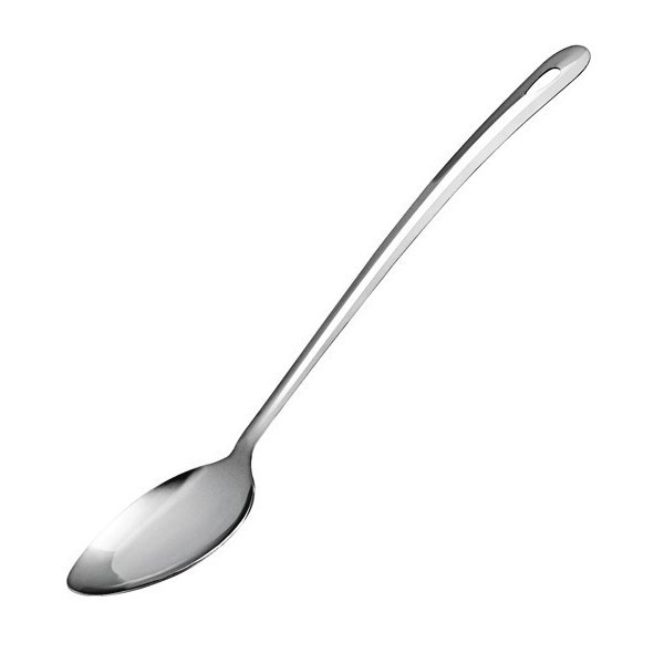 COLHER ARROZ INOX 33CM ECONÔMICA CURVE     