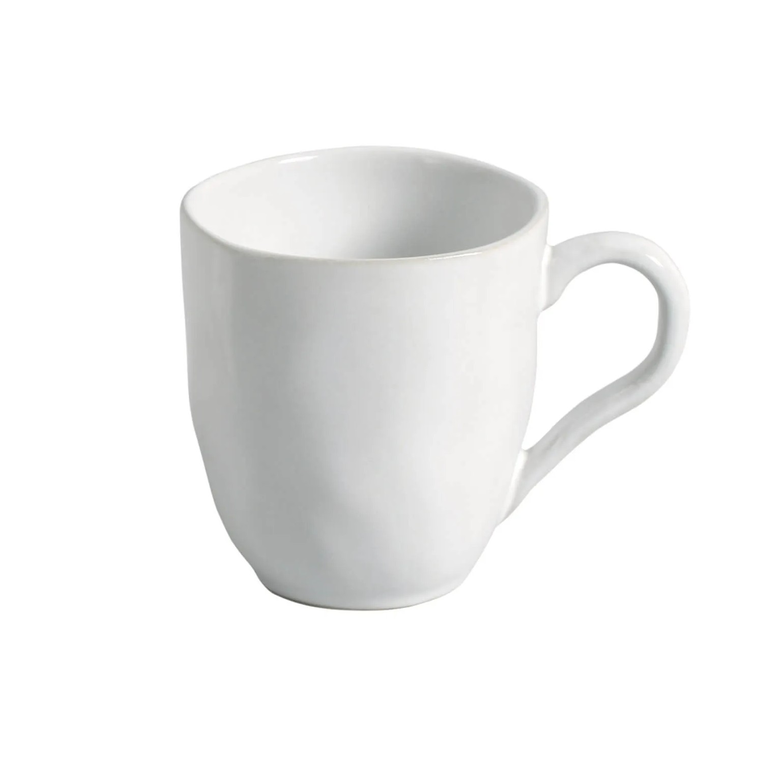 CANECA CHÁ STONEWARE 270ML 9CM NEW WHITE ORGÂNICO   