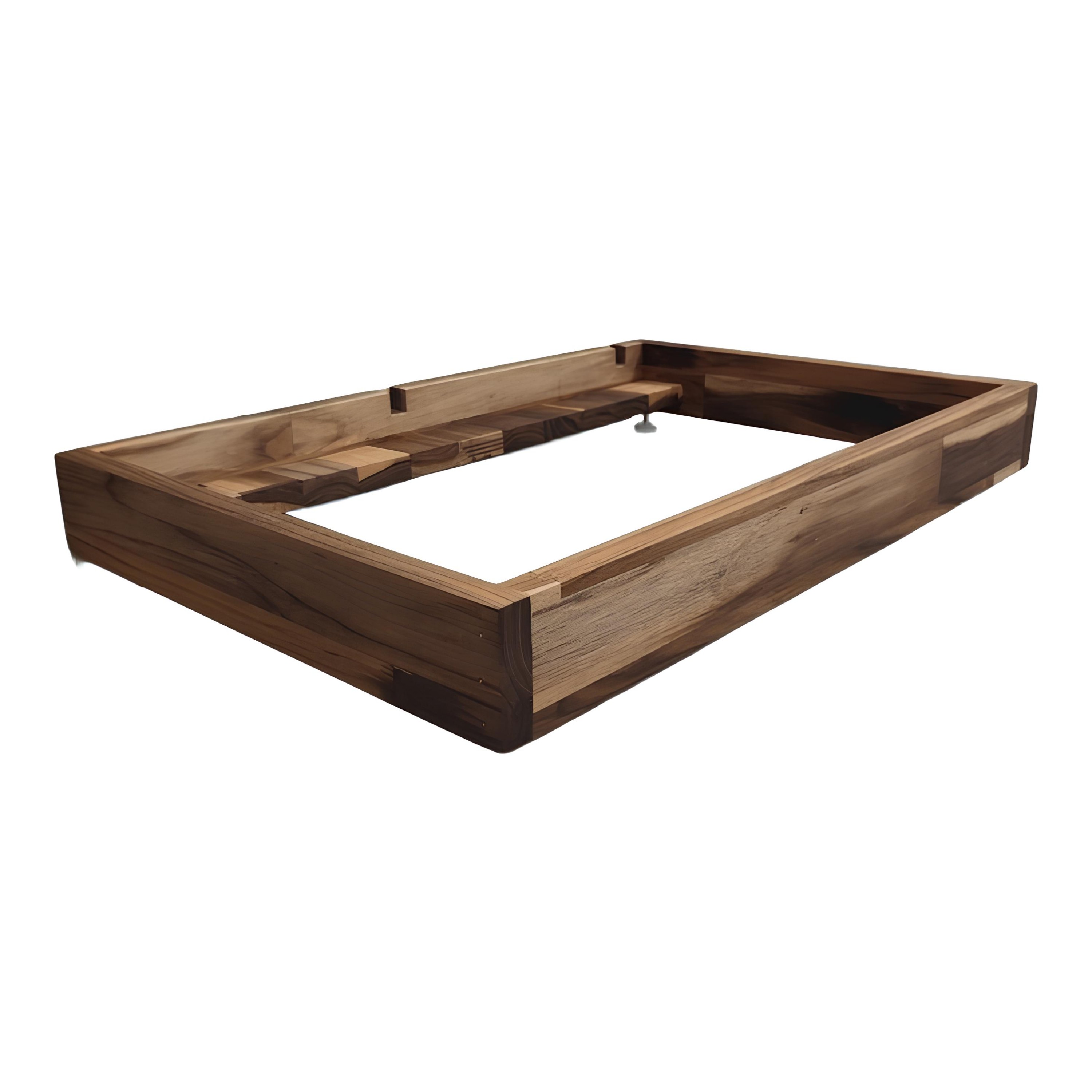 BASE DUPLA COOKTOP INDUÇÃO ALTURA REGULÁVEL MADEIRA TECA 63,5X42,5CM  