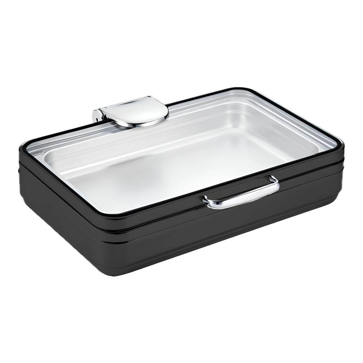 RECHAUD INDUÇÃO INOX GN1/1 58X48CM 8,3L PRETO    