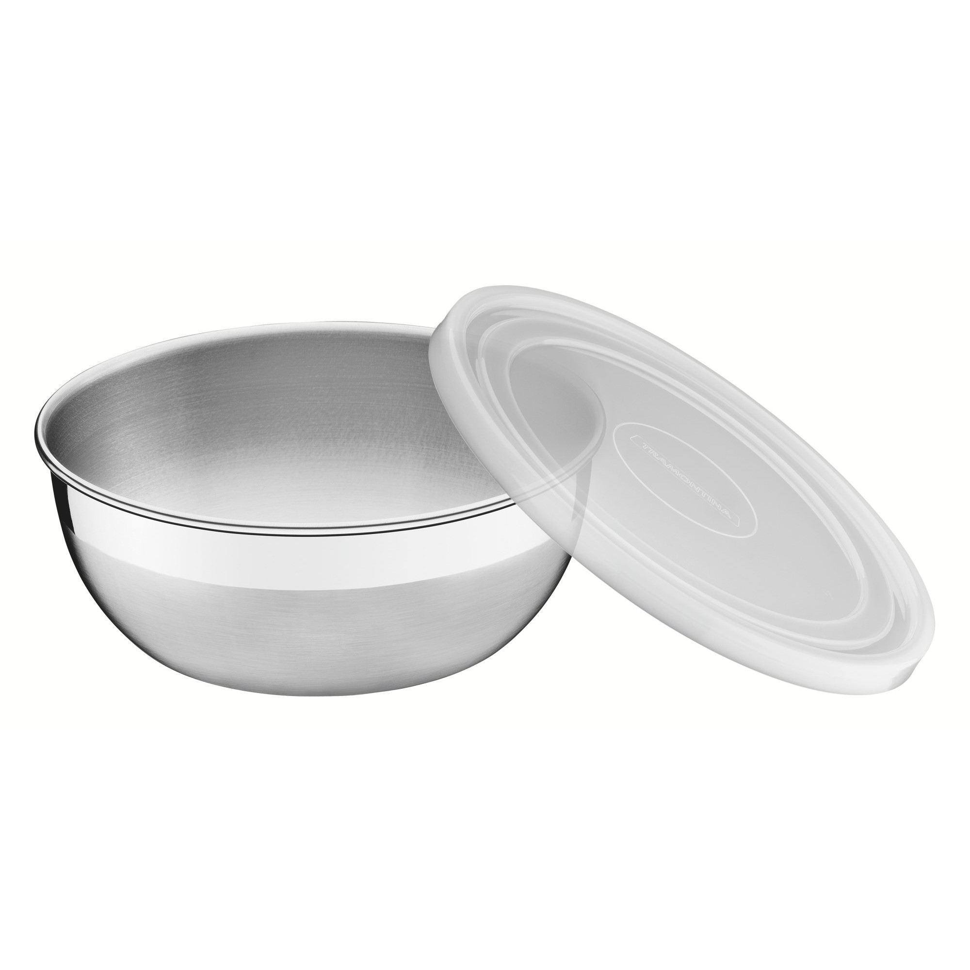 POTE INOX TAMPA PLÁSTICO 28CM 5,80L     