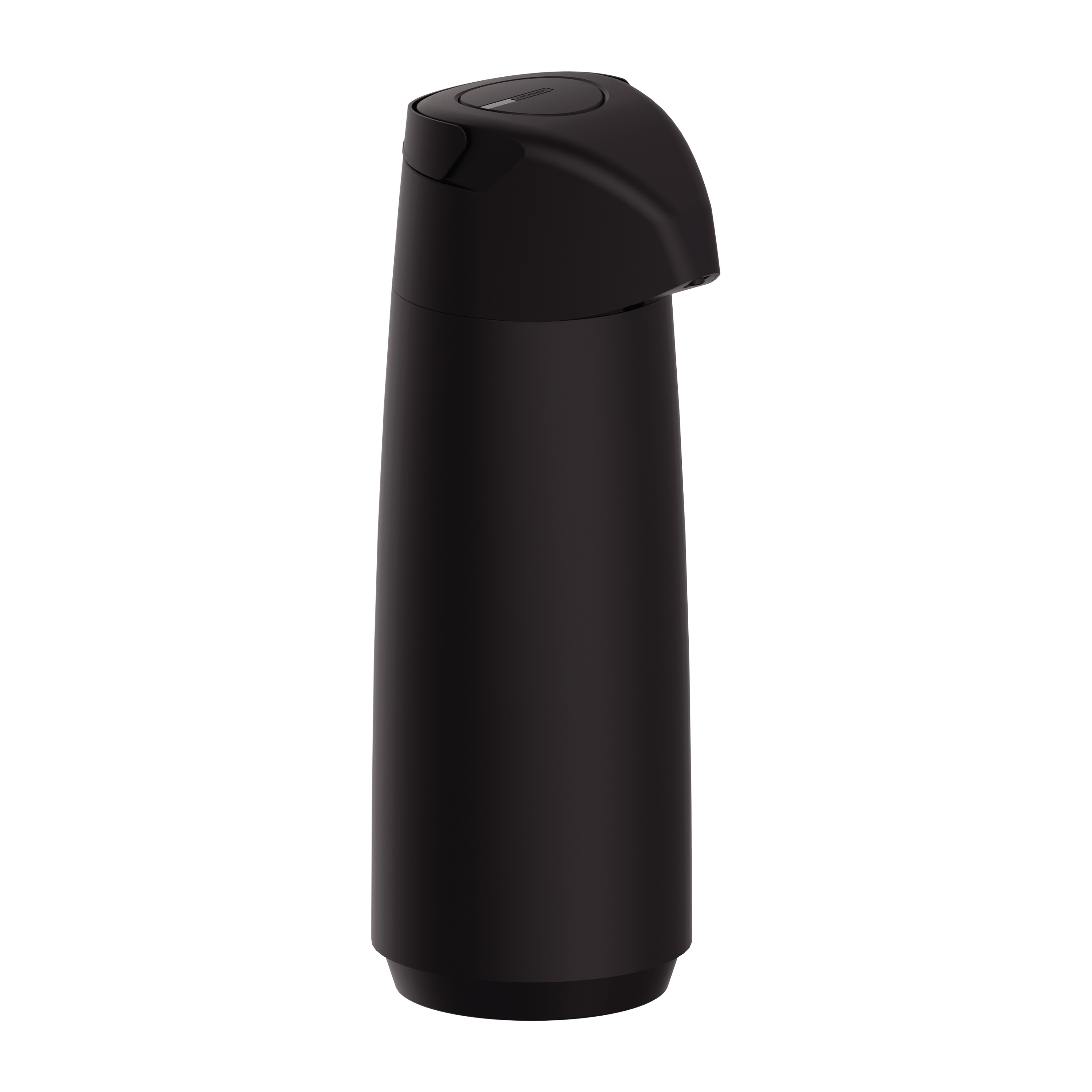GARRAFA TÉRMICA PLÁSTICA AMPOLA VIDRO 1,8L 37,5CM PRETA EXATA  