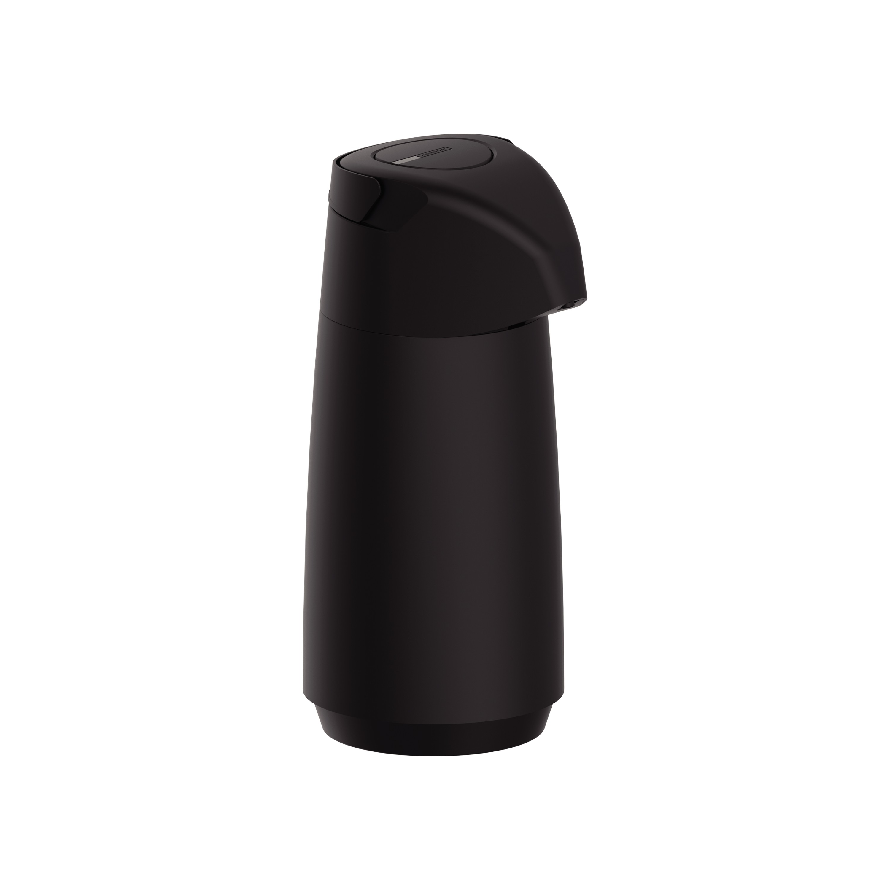 GARRAFA TÉRMICA PLÁSTICA AMPOLA VIDRO 1L 29,5CM PRETA EXATA  