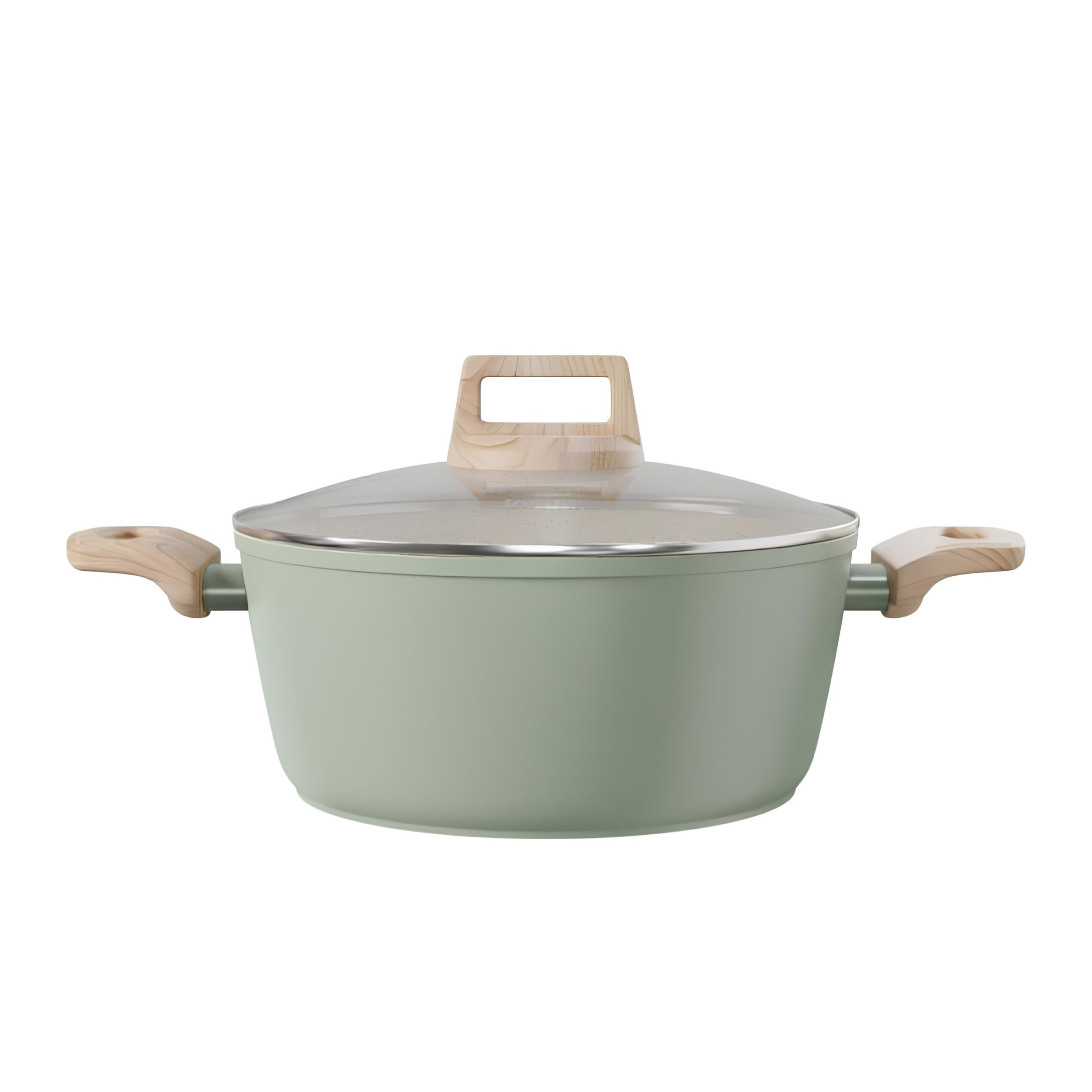 CAÇAROLA INDUÇÃO ALUMÍNIO/CERÂMICA ANTIADERENTE 8,6L 28CM JADE OLIVE   