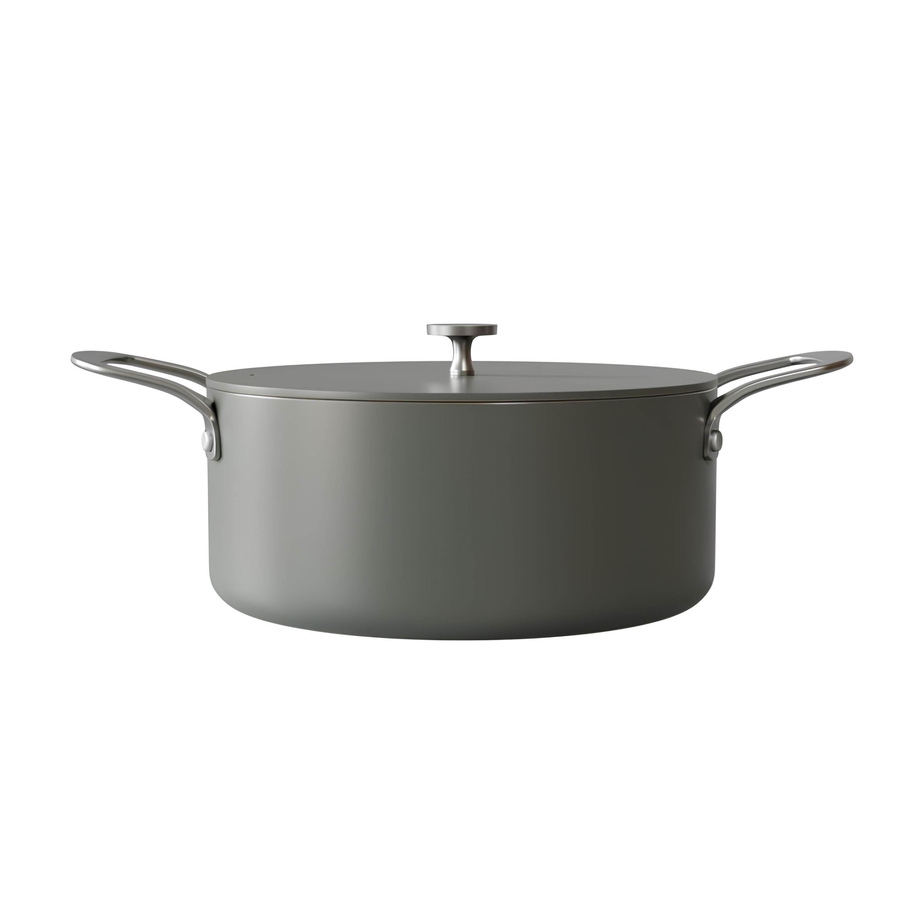 CAÇAROLA INDUÇÃO CERÂMICA ANTIADERENTE ALUMÍNIO 4,5L 24CM PREMIUM ZERO  