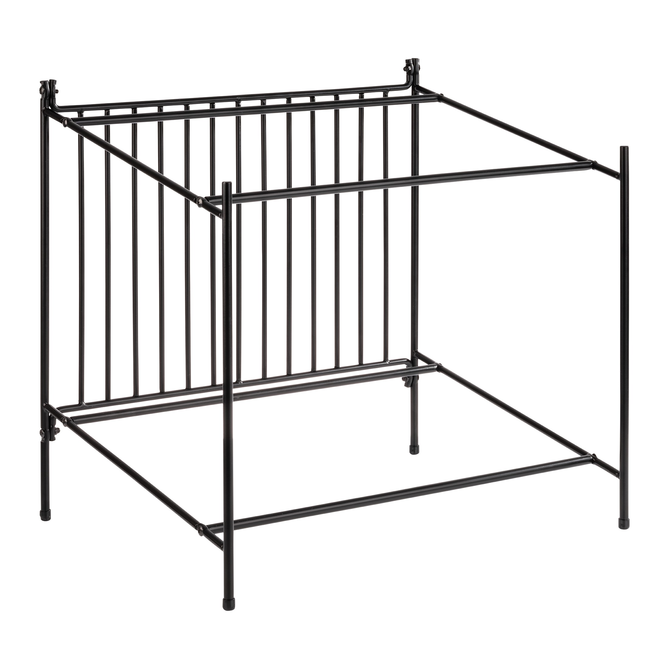 SUPORTE DUPLO MÓDULO METAL GN1/1  &  GN1/2 49X38,5CM PRETO  