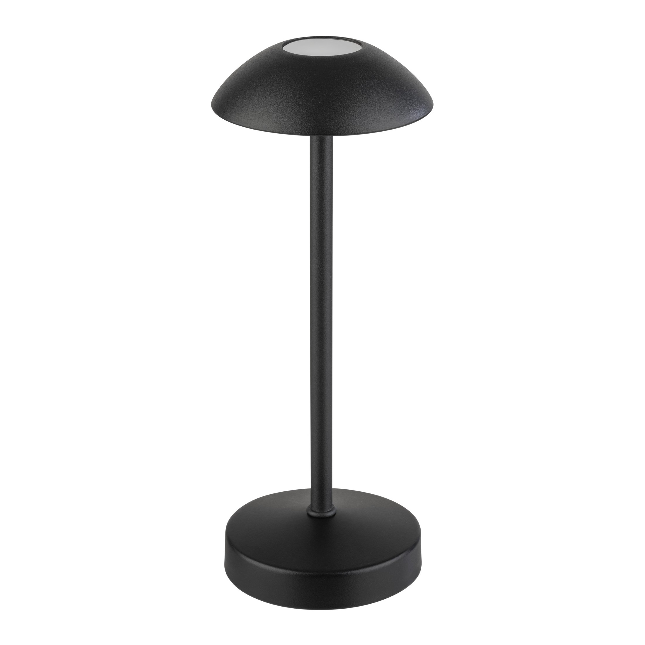 LUMINÁRIA MESA METAL 8CM PRETA ALVA     