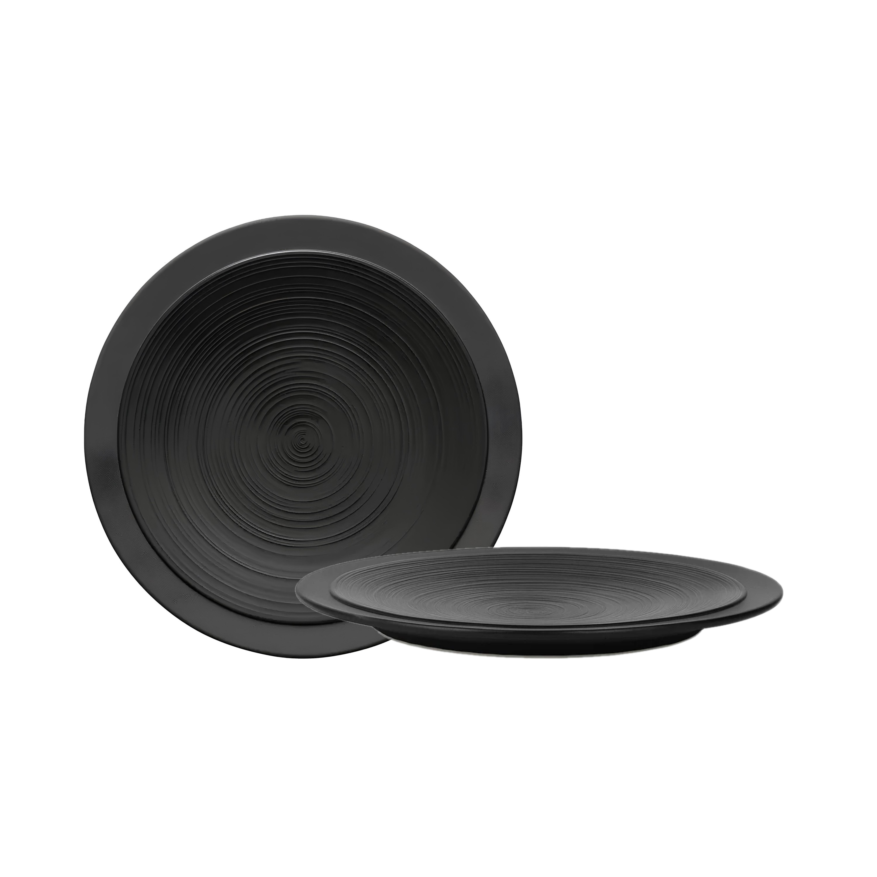 PRATO MESA STONEWARE 26CM PRETO BAHIA     