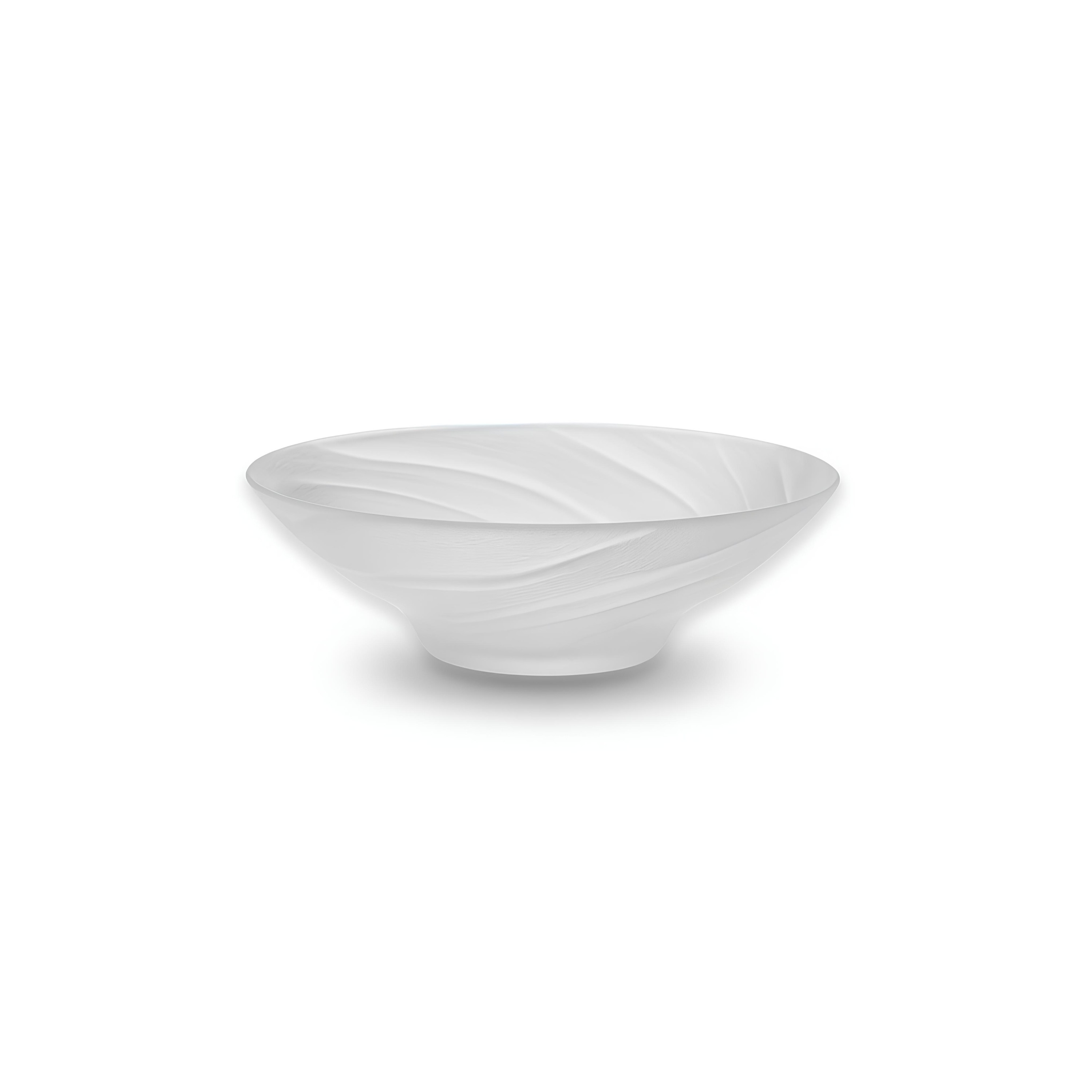 BOWL VIDRO Ø13CM H4CM 200ML ALABASTER BRANCO ESTONIA
