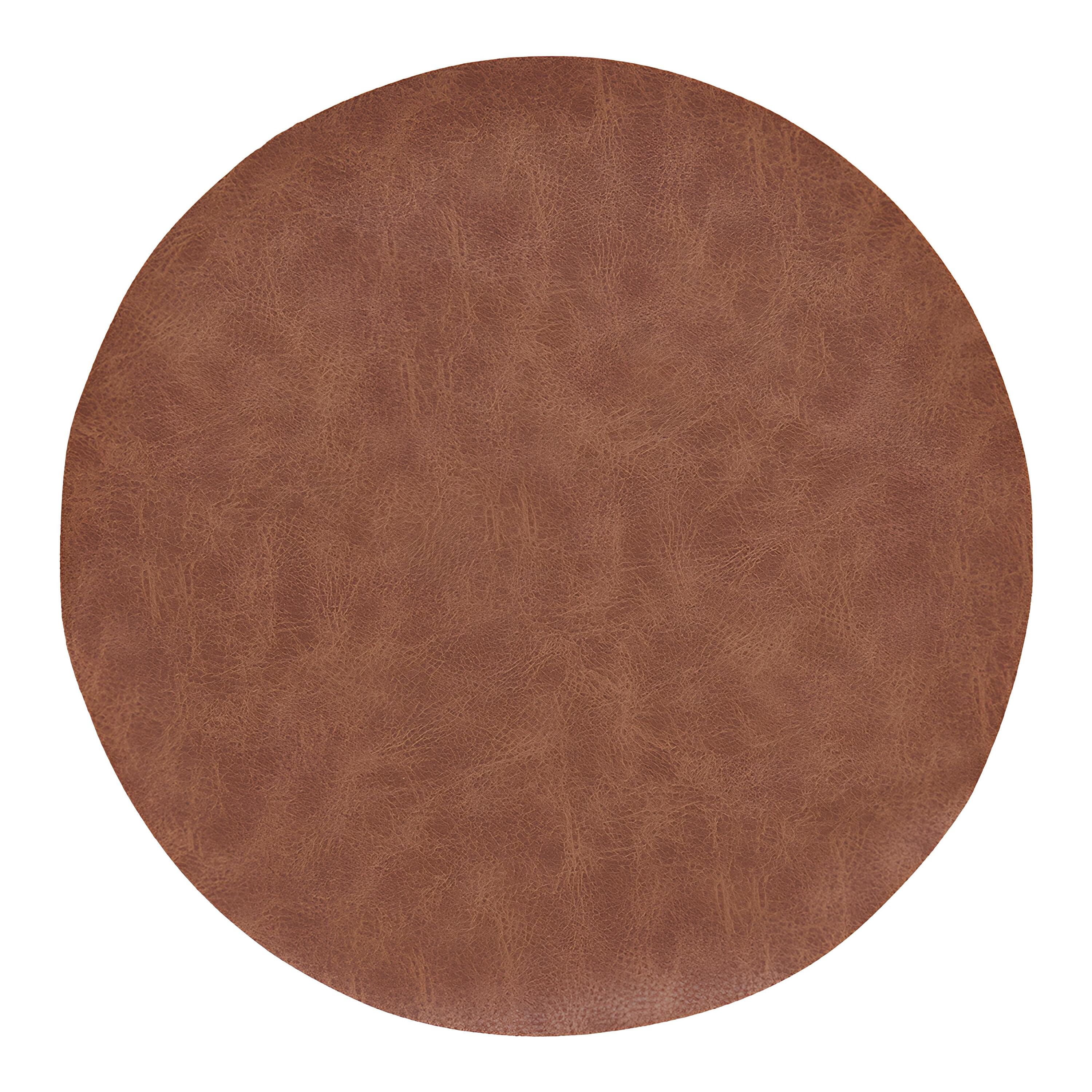LUGAR AMERICANO PVC Ø38CM CONHAQUE RAVENA