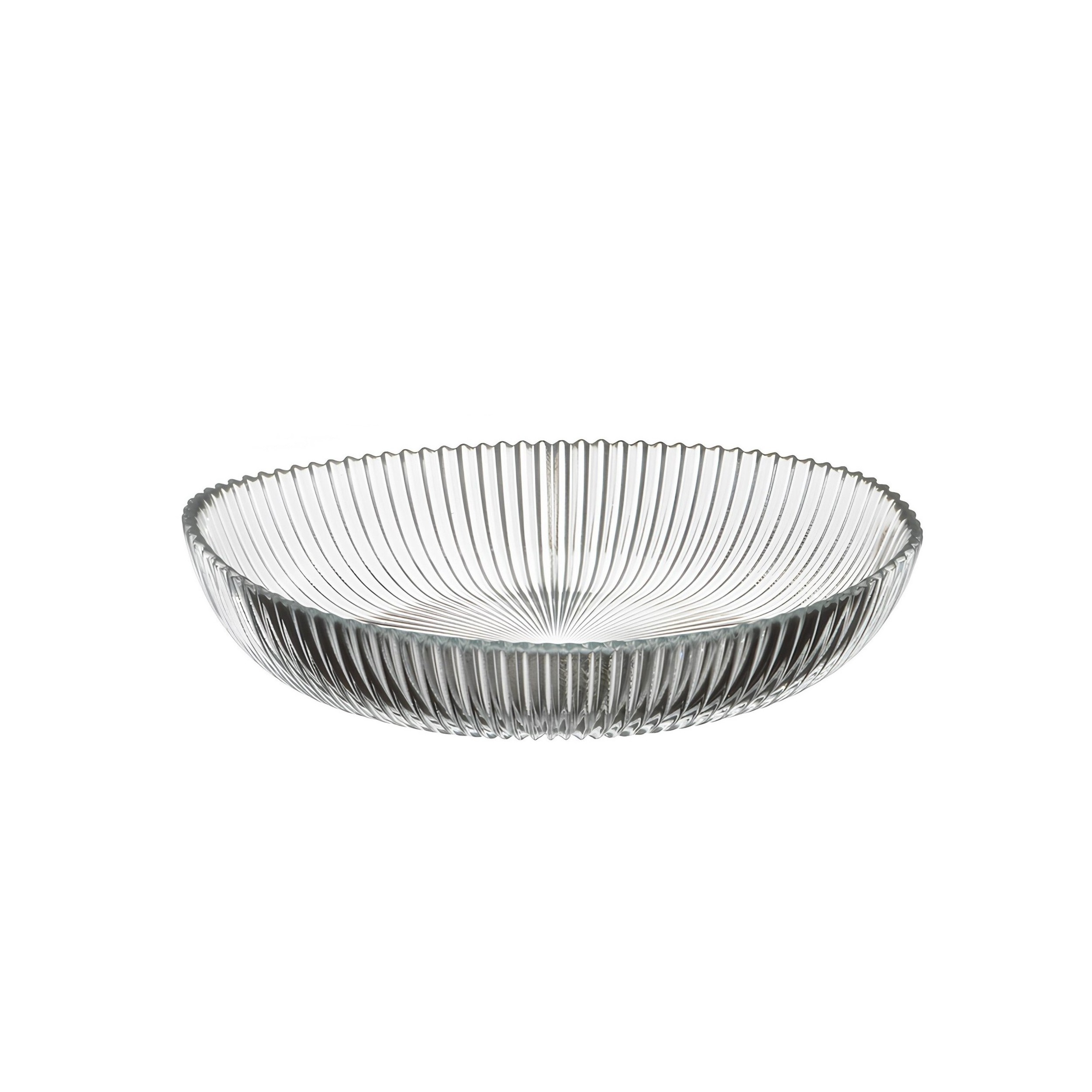 BOWL OVAL VIDRO 25,5X16,5CM H6CM ARIA