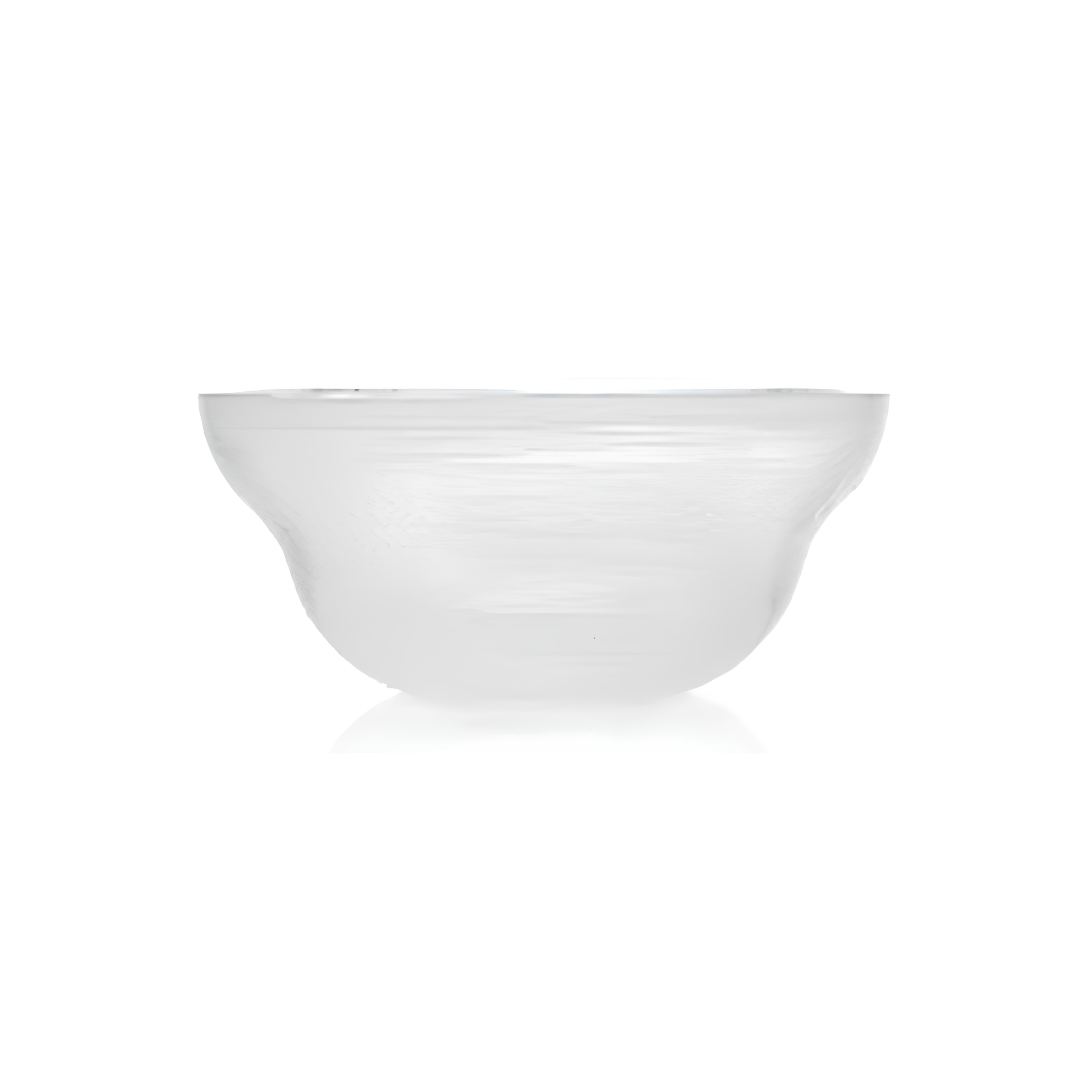 BOWL VIDRO Ø10CM H5CM ALABASTER BRANCO ENA