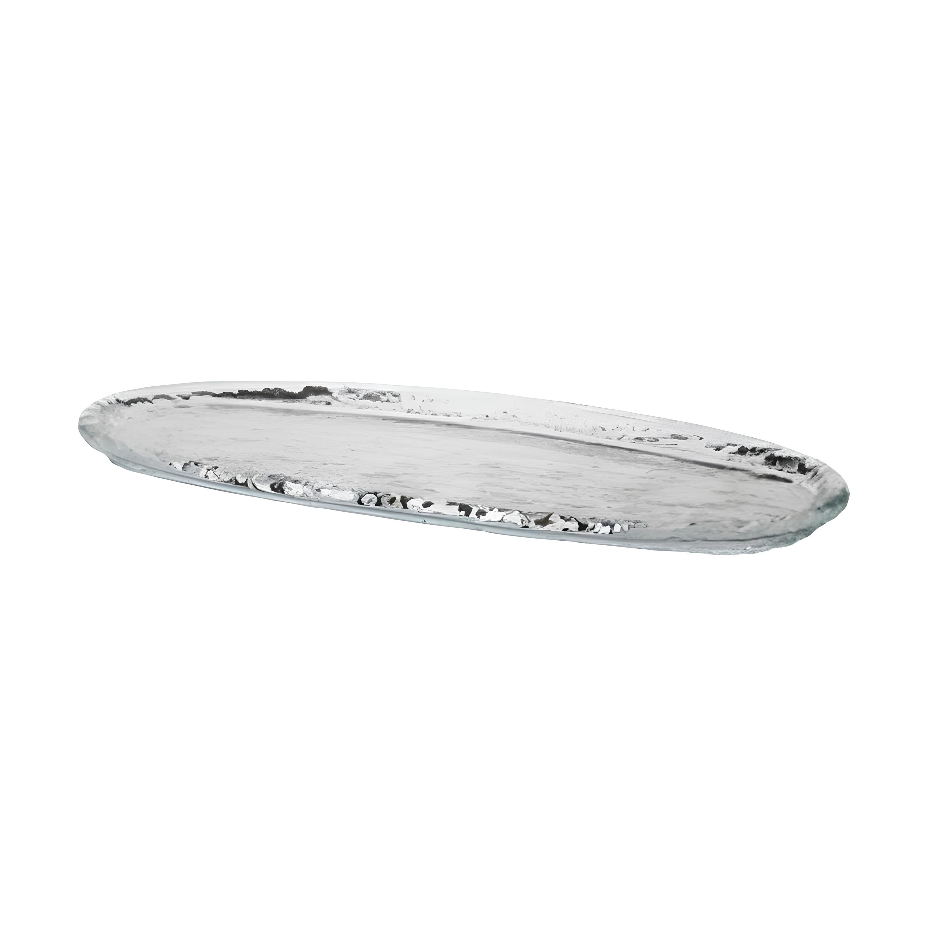 TRAVESSA OBLONGA VIDRO 53X20CM H3CM RAMOS