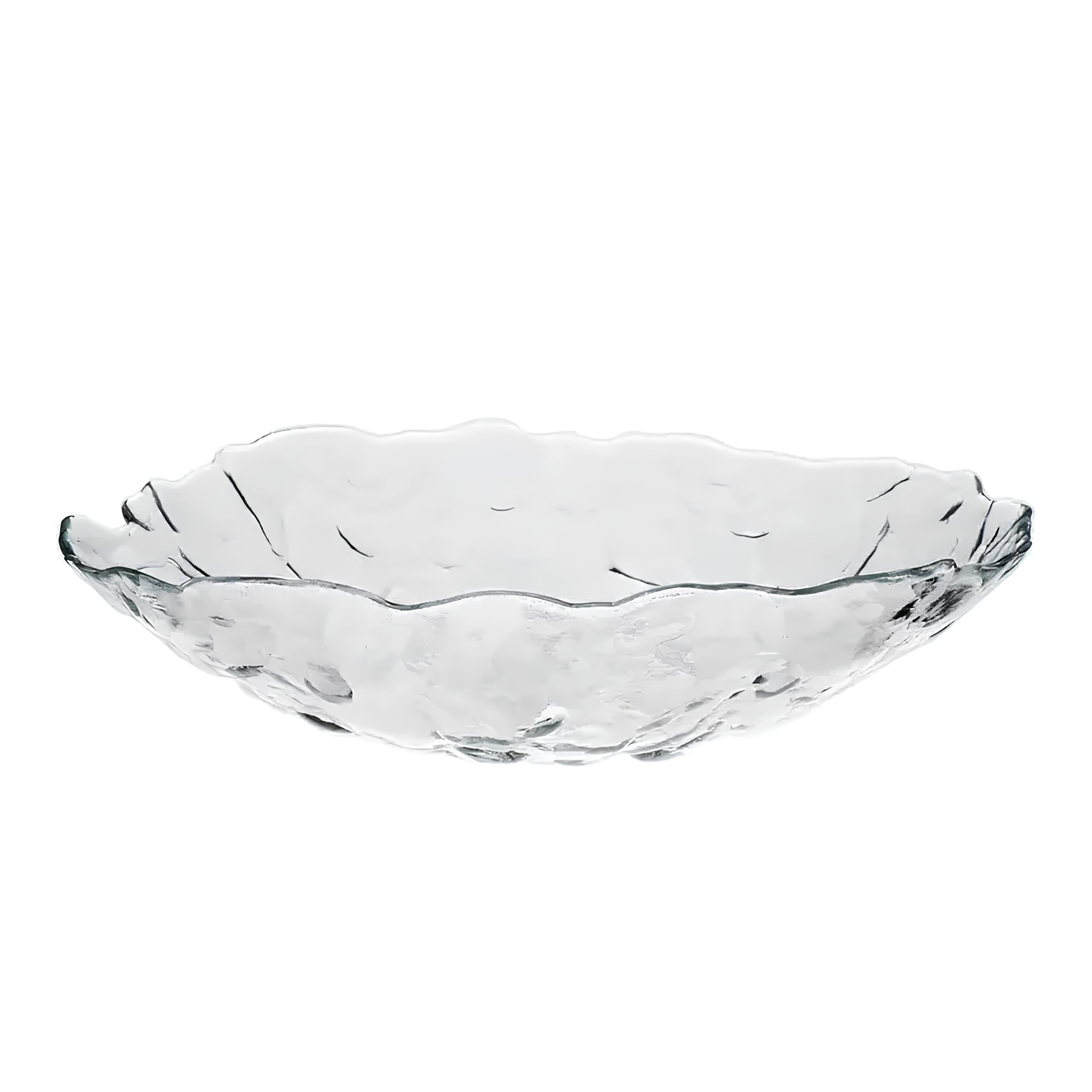 SALADEIRA OVAL VIDRO 31X22,5CM H7,5CM LAVA