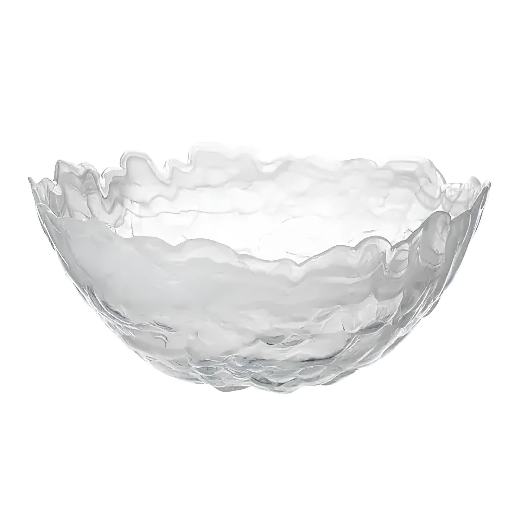 SALADEIRA VIDRO Ø30CM H12,5CM ALABASTER BRANCO LAVA