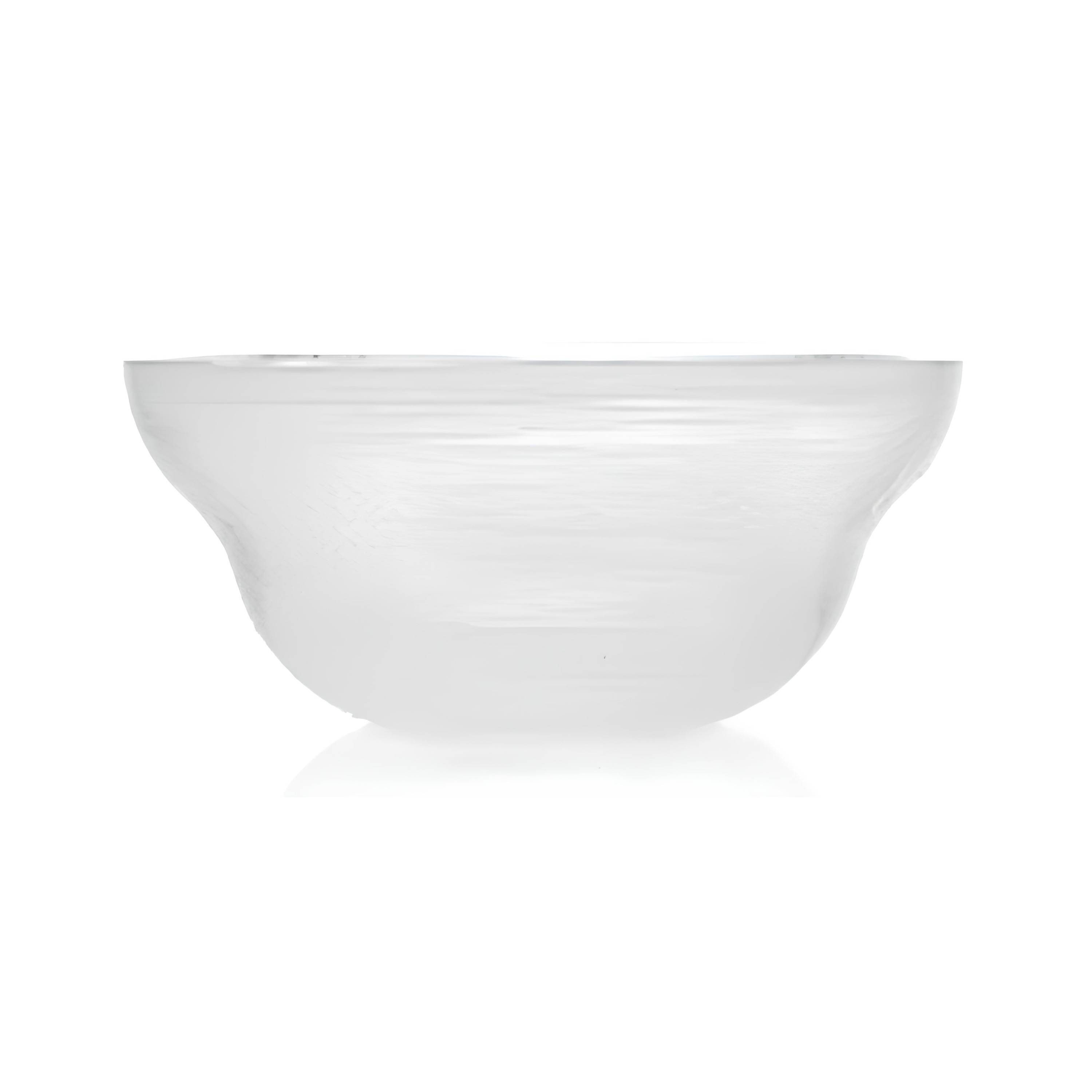 BOWL VIDRO Ø15CM H6,5CM ALABASTER BRANCO ENA