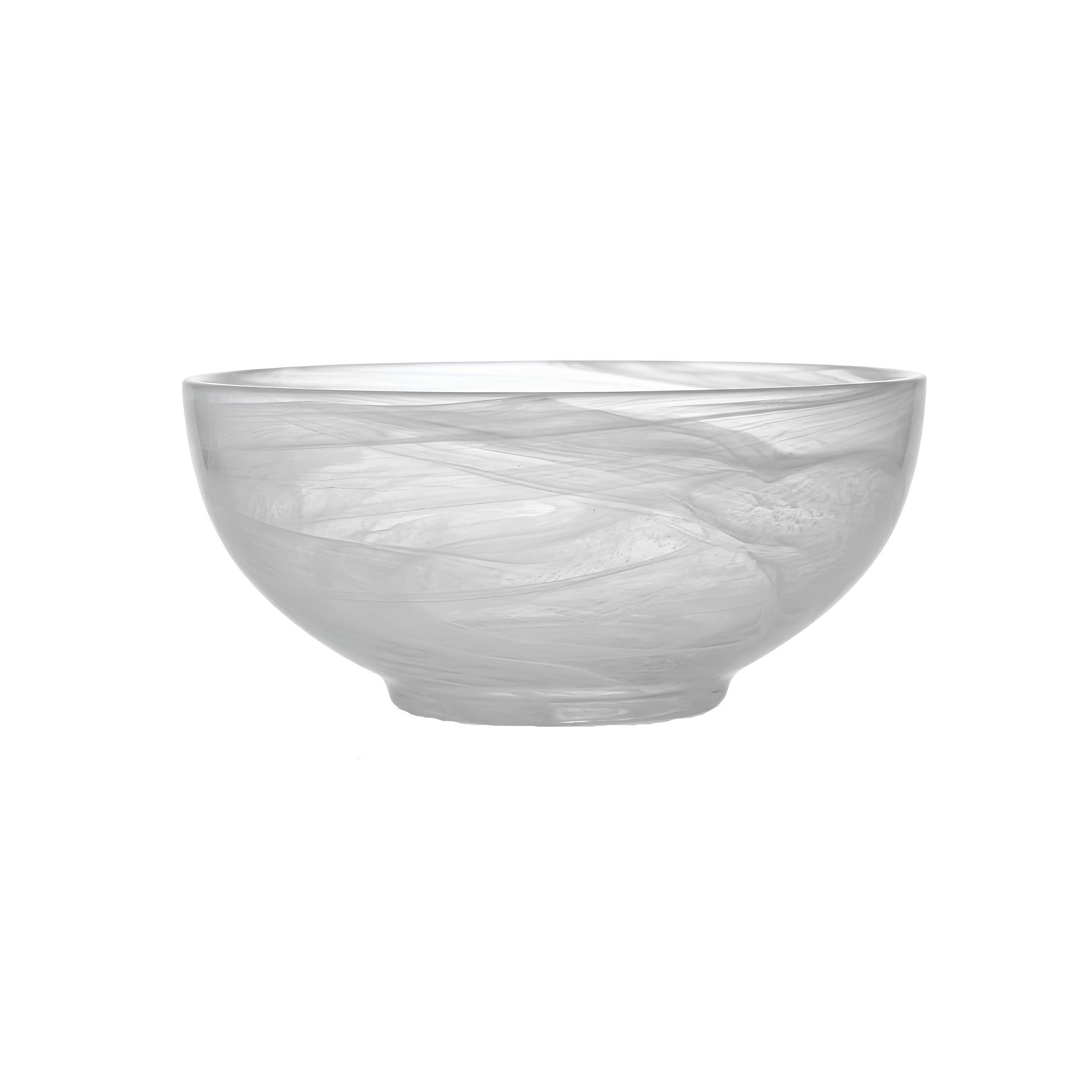 BOWL VIDRO Ø10CM H4,5CM ALABASTER BRANCO TOKYO