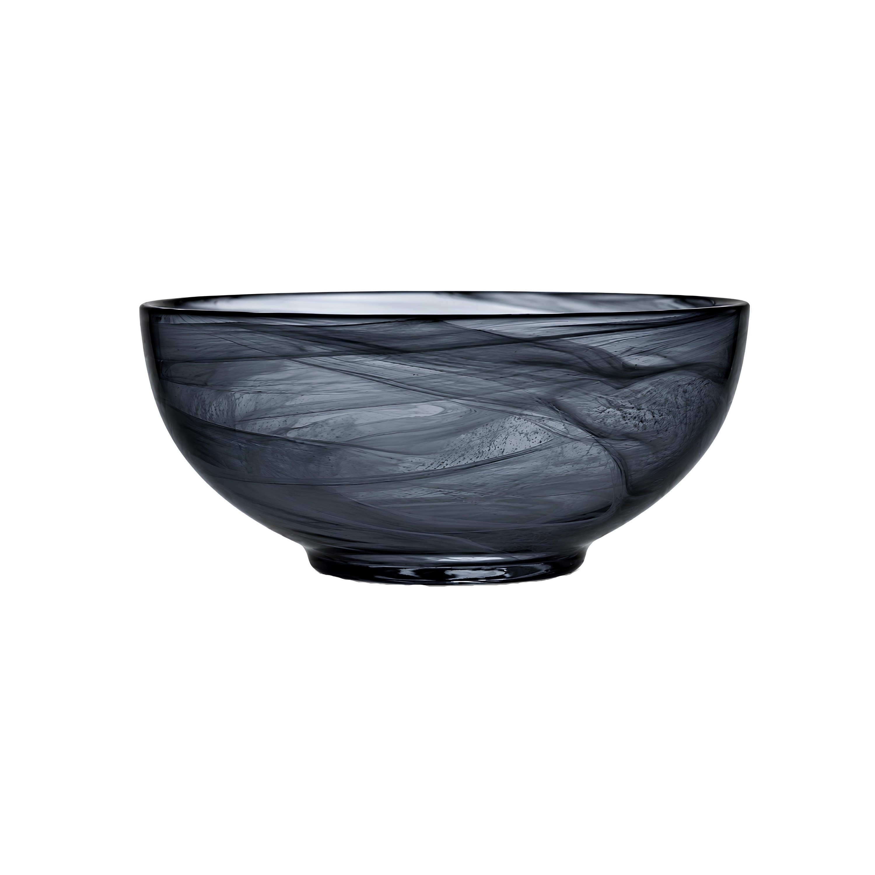 BOWL VIDRO Ø10CM H4,5CM ALABASTER PRETO TOKYO