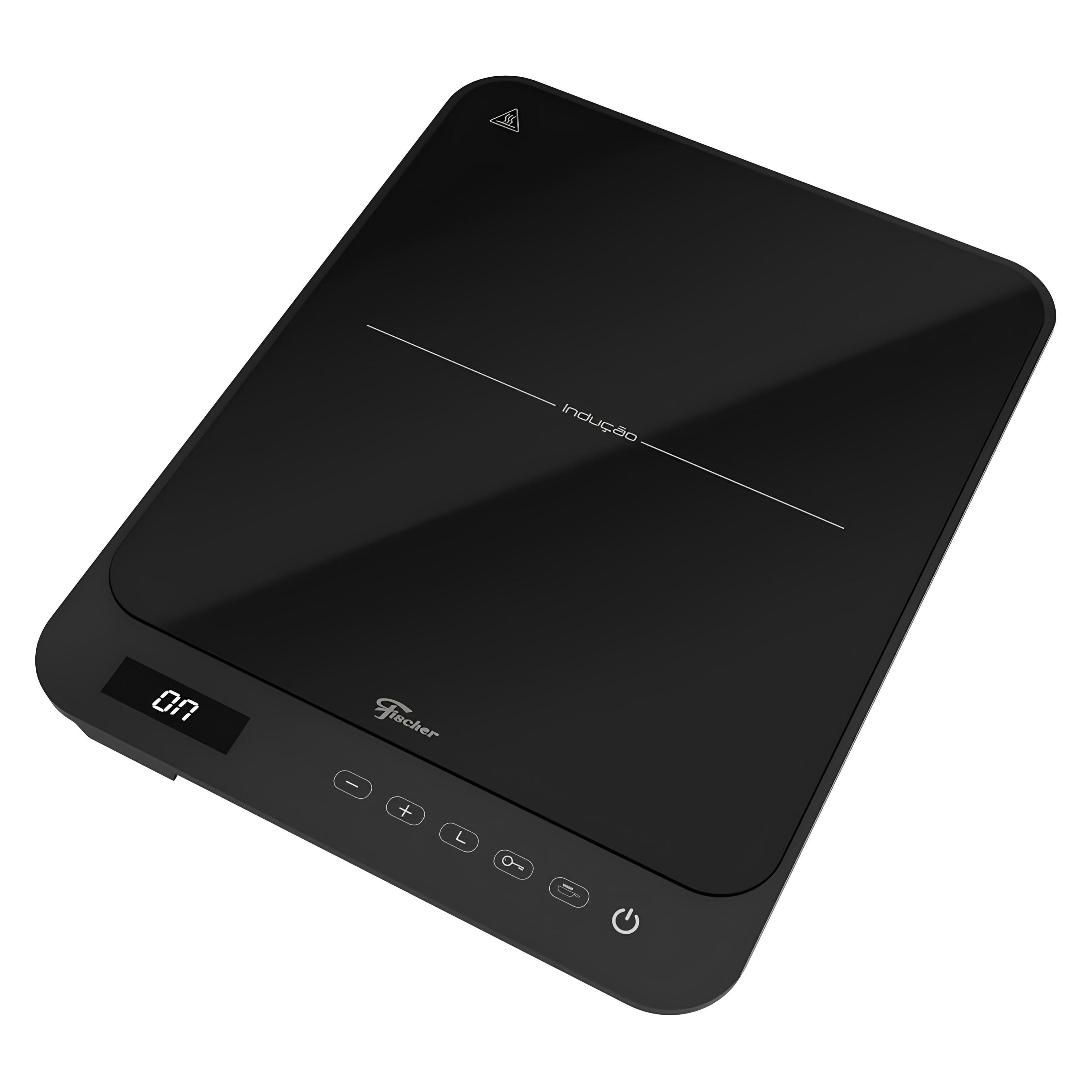 FOGÃO INDUÇÃO COOKTOP 1Q TOUCHSCREEN 37X29CM H6CM BIVOLT