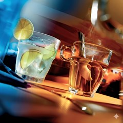 COPO SHOT VIDRO 70ML 6CM ROCK BAR    