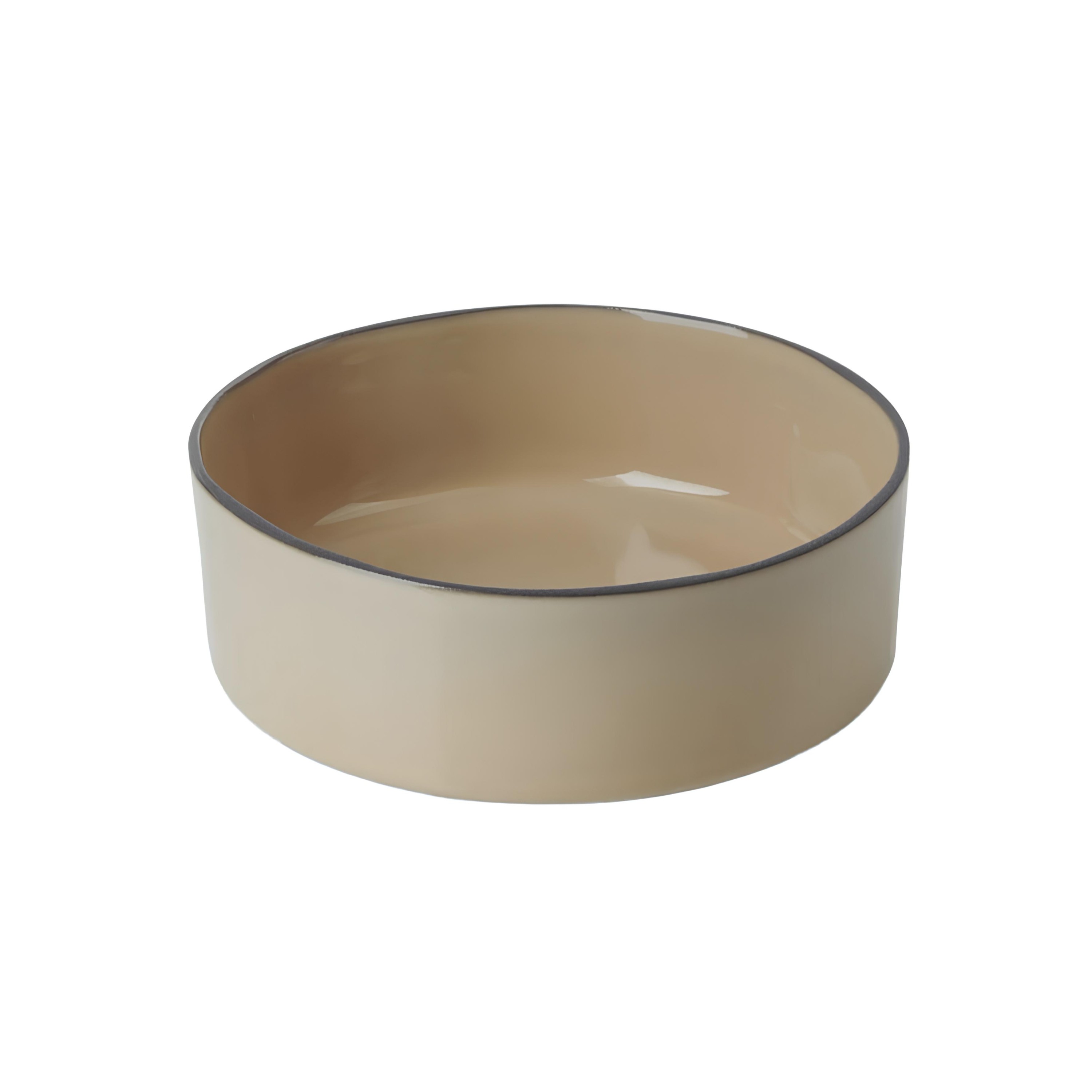 PRATO FUNDO STONEWARE Ø14CM H5CM MOSCADA CARACTERE